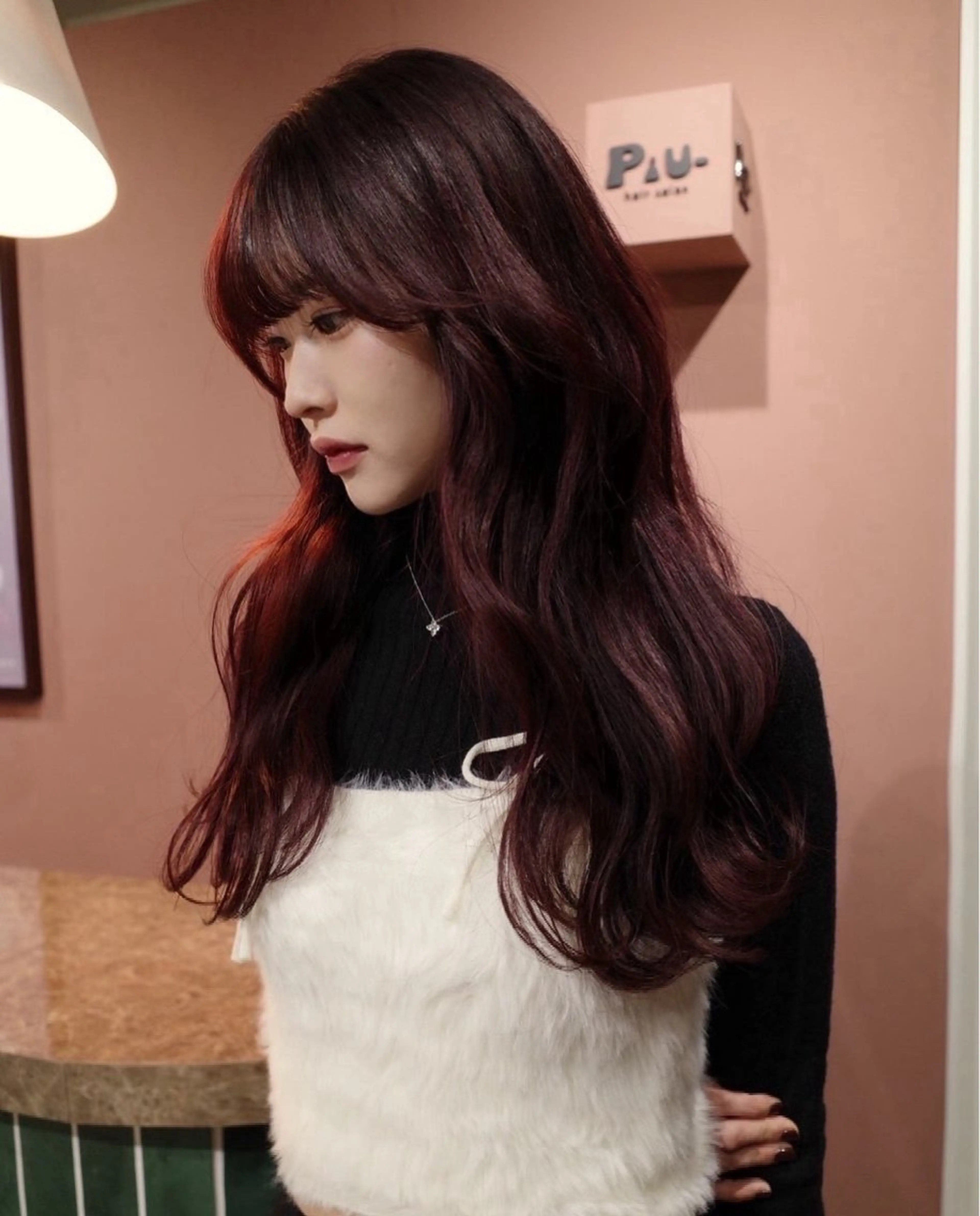 ロング カラー 古澤 芽依のヘアスタイル