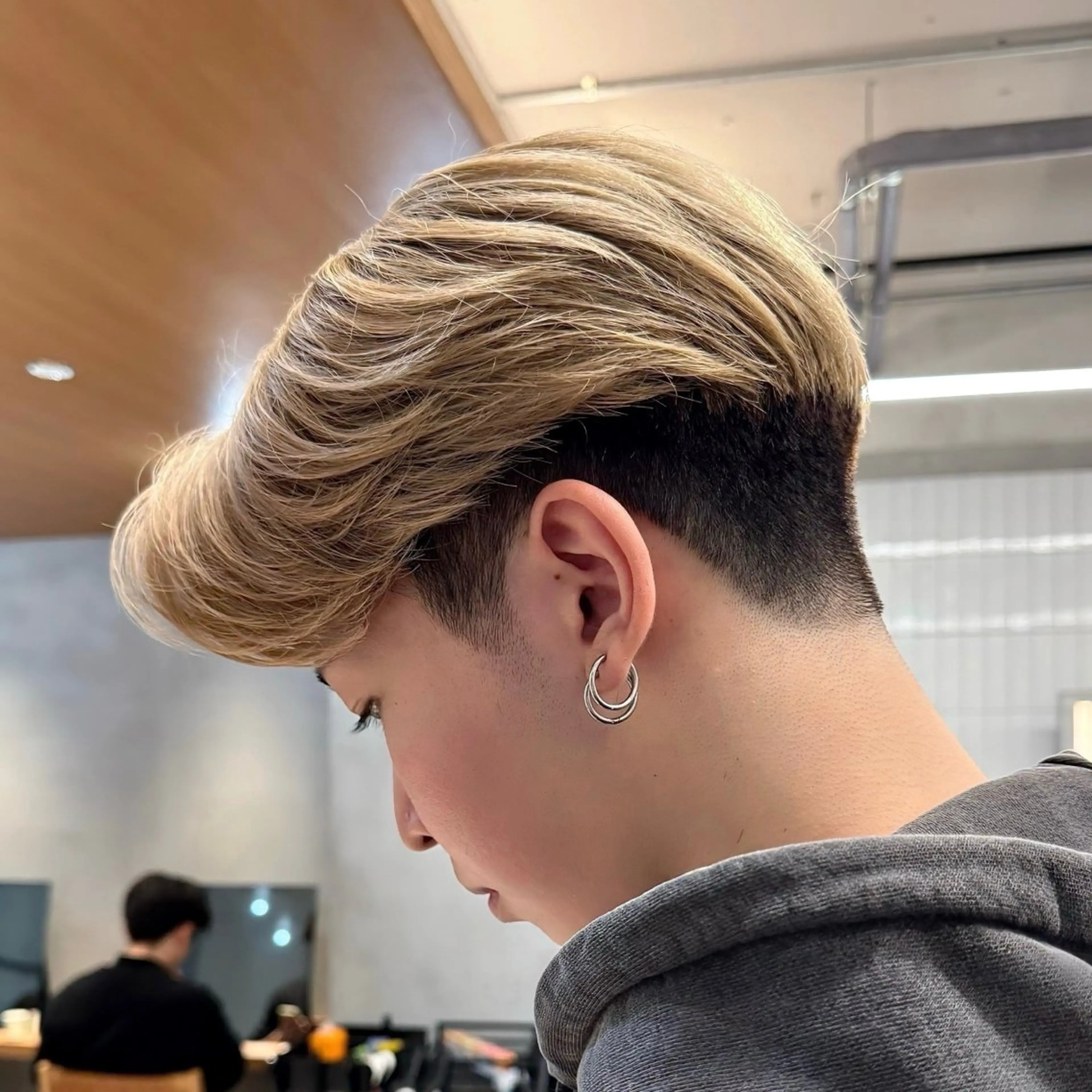 パーマ メンズ カット パーマ トリートメント ヘアセット 表参道/スパイキー ショート/マッシュのヘアスタイル