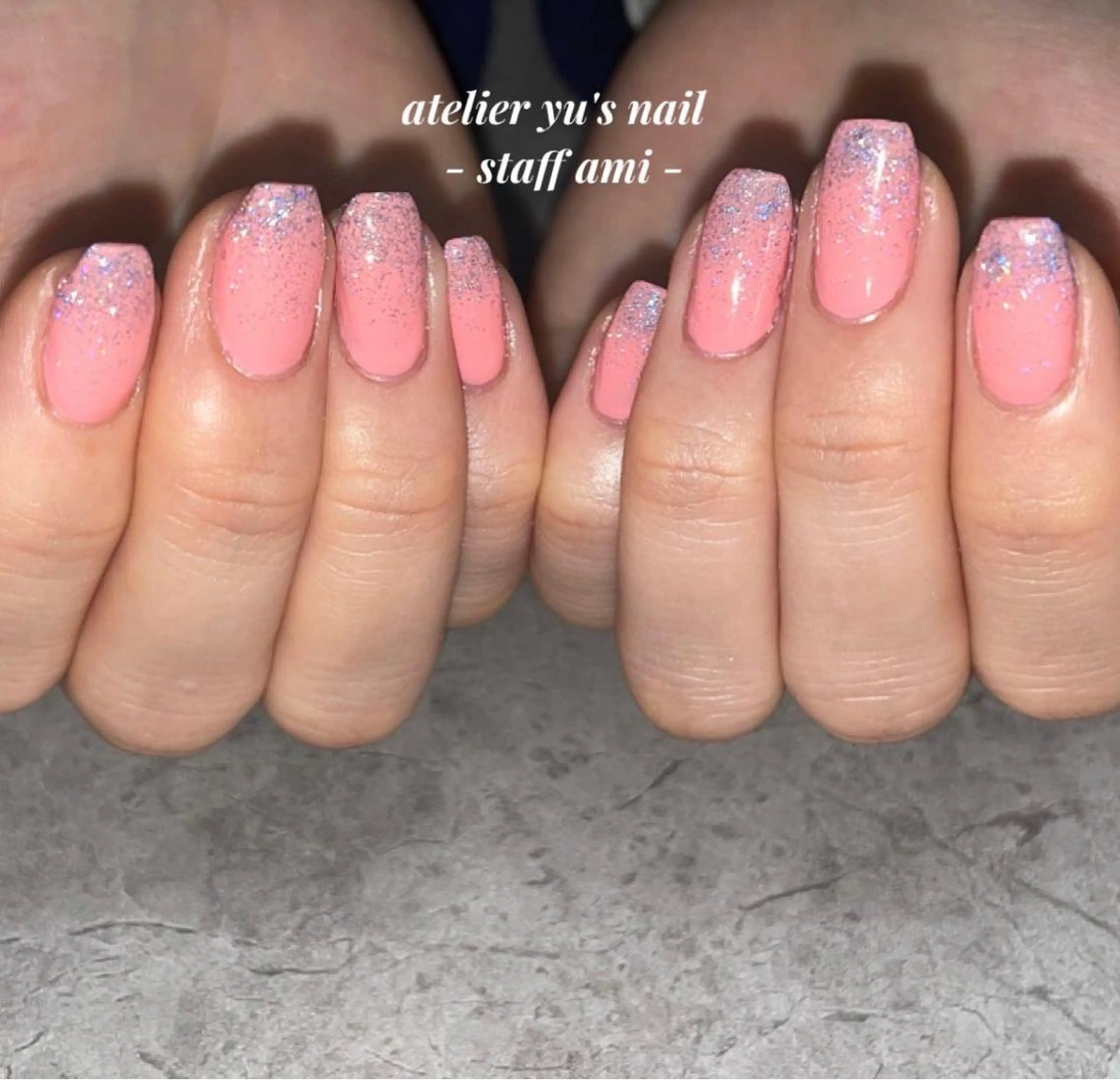 ネイル フラッシュネイル ハンドネイル ハンドケア atelier yu's nail所属・atelier yu's nailのネイルデザイン