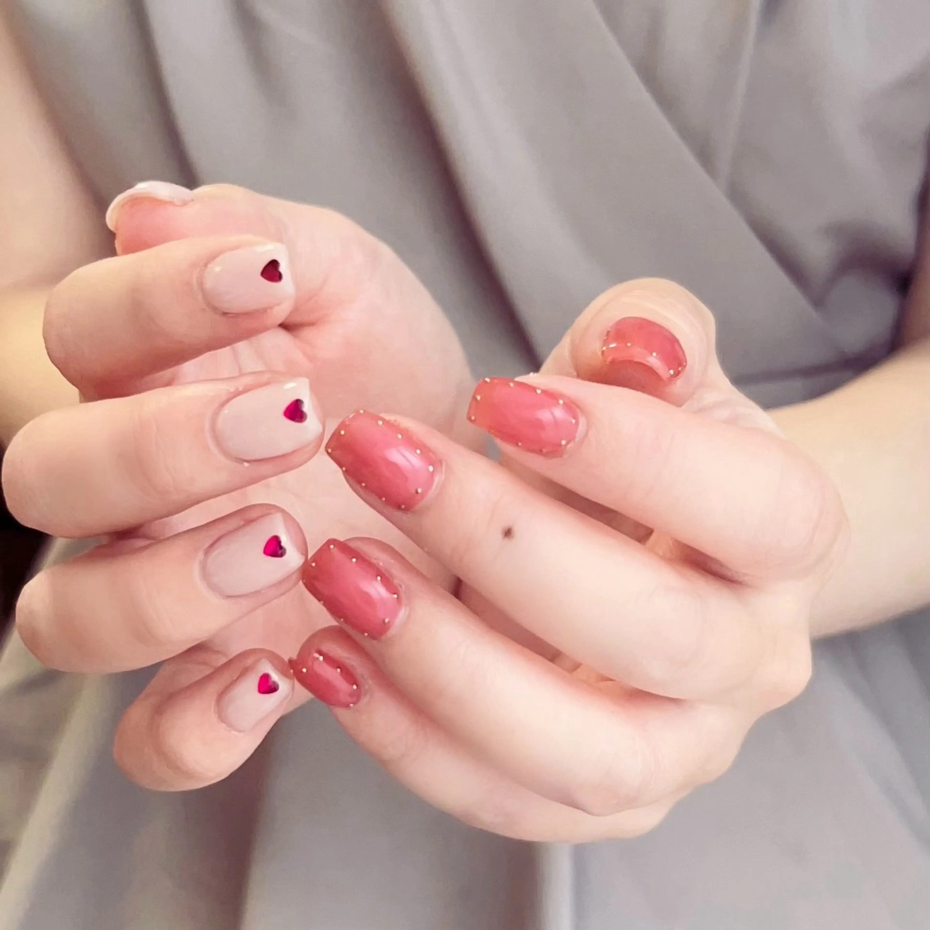 ネイル ピンク muum_nail 新宿2分 三丁目1分のネイルデザイン