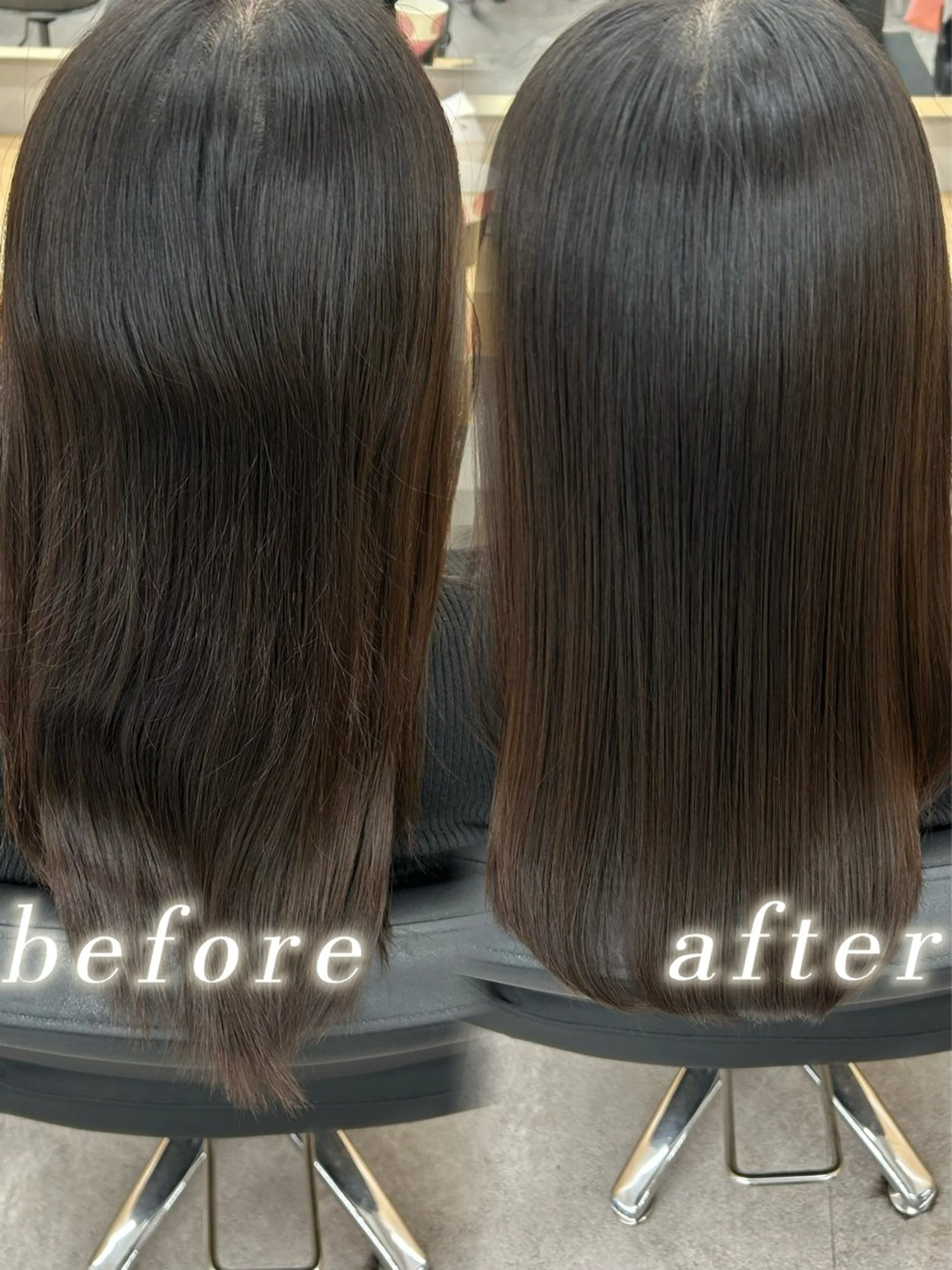 セミロング 艶髪ケア特化♦️ ありさのヘアスタイル