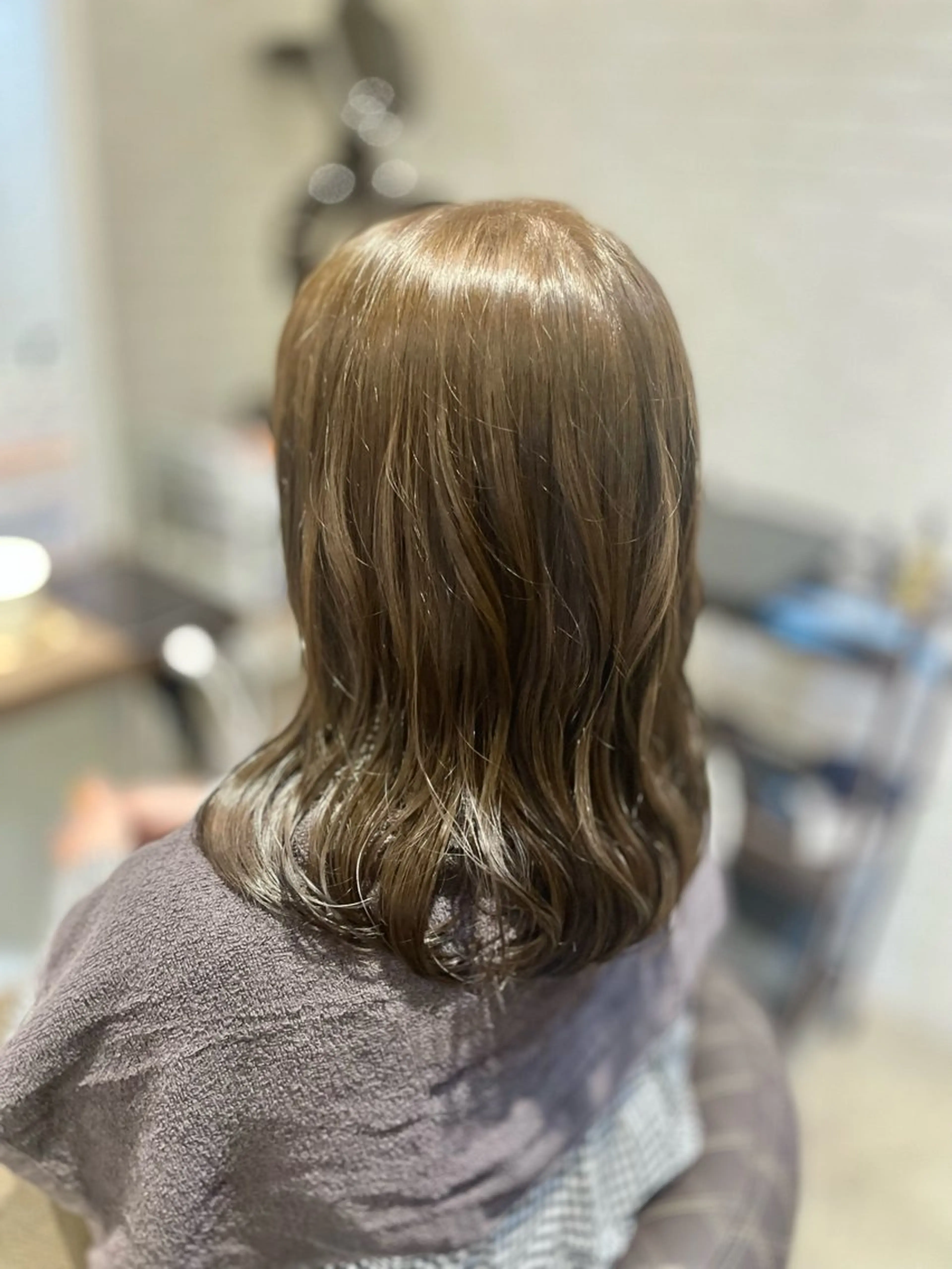 カラー ベージュカラー オリーブベージュ MICHIRU 🐈‍⬛💞のヘアスタイル