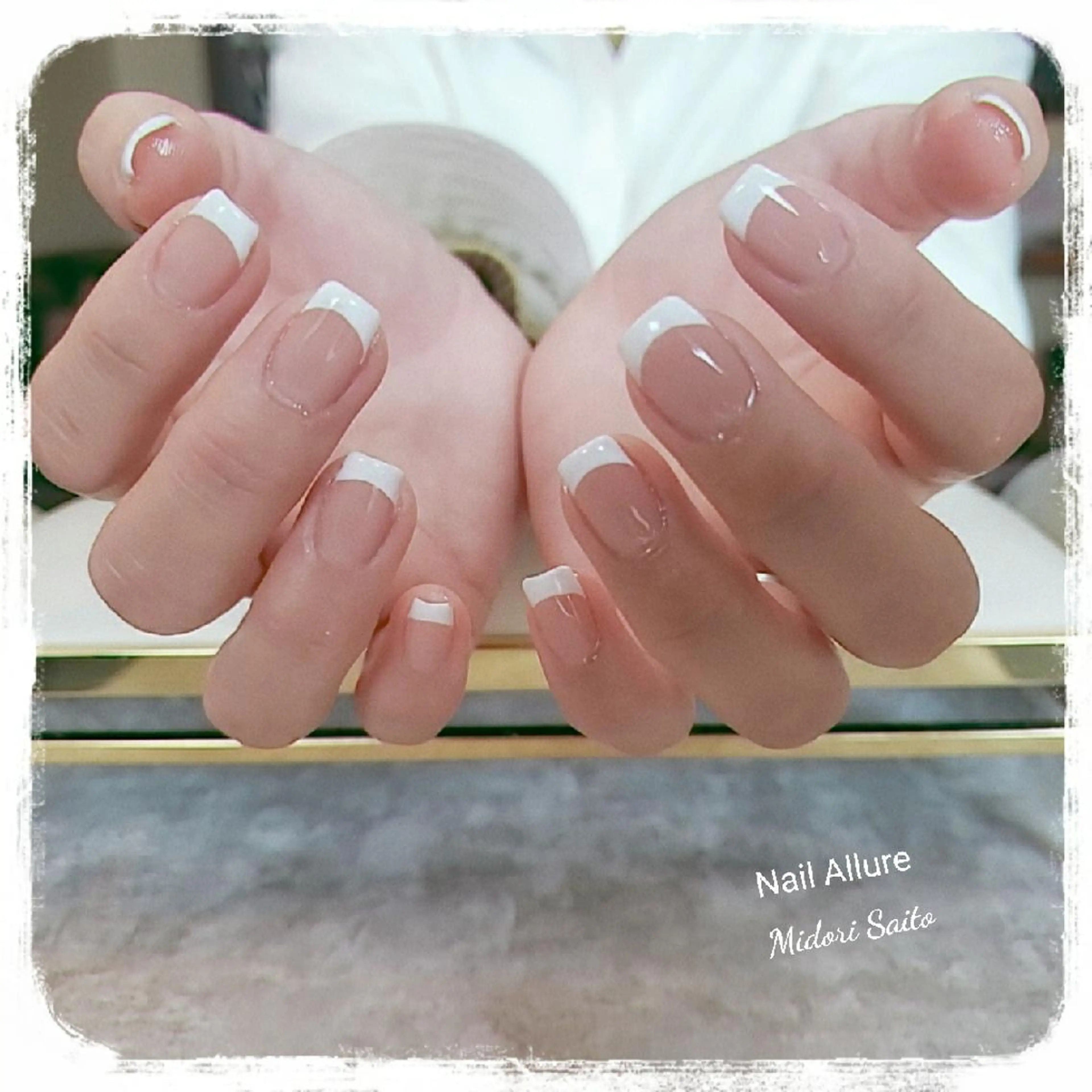 ネイル フレンチネイル ジェルネイル Nail Allureのネイルデザイン