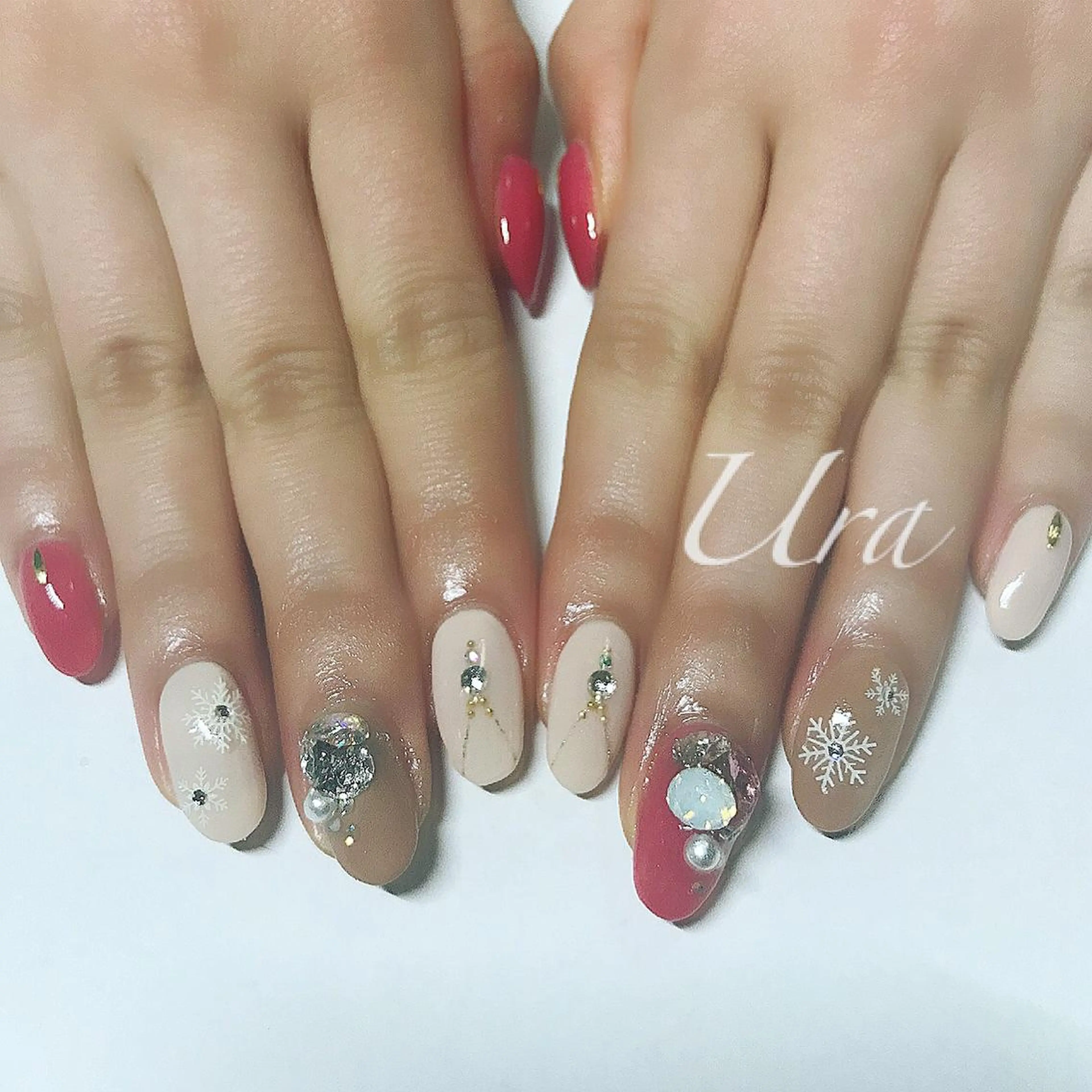 ネイル 冬ネイル UrakoNail 《nail》のネイルデザイン
