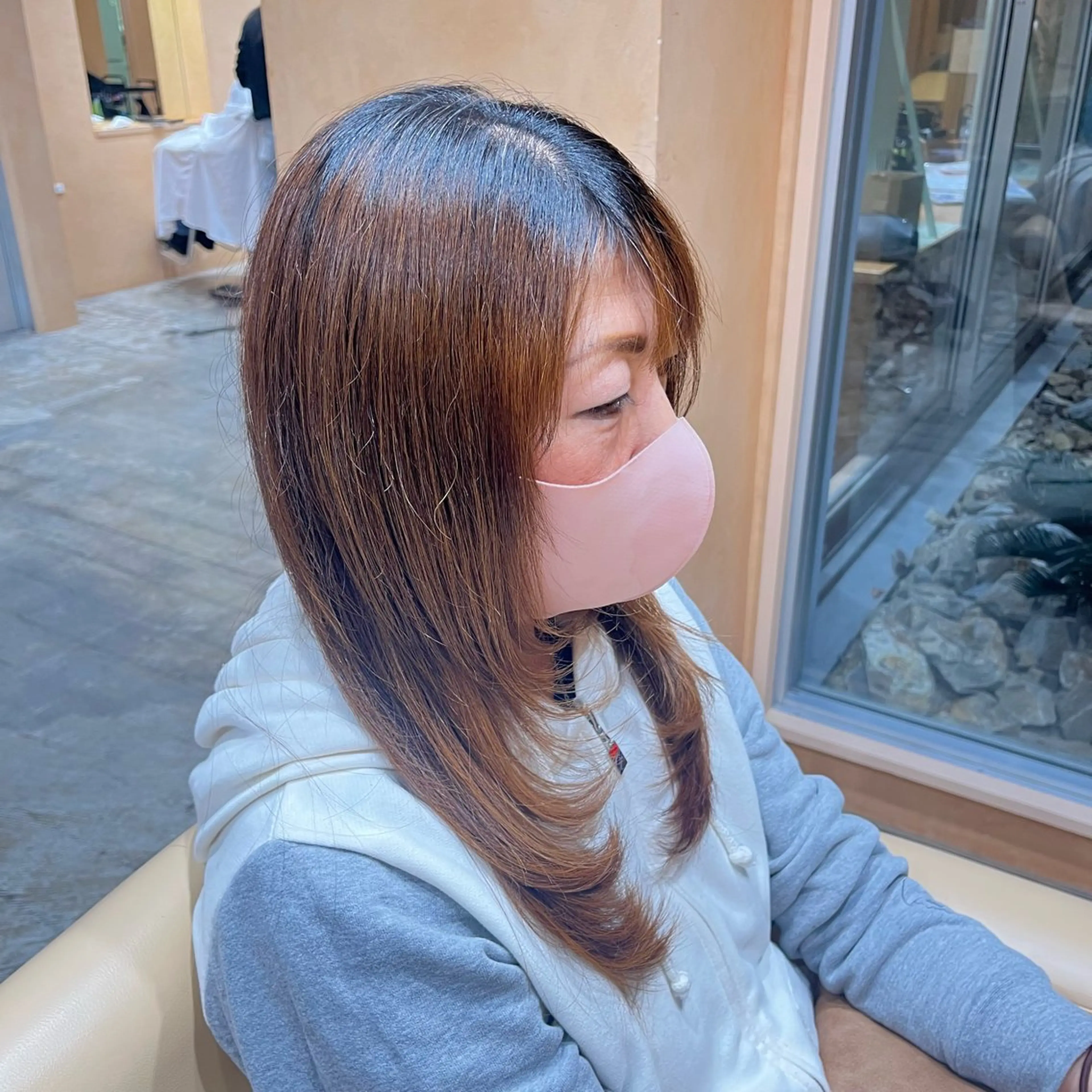 ロング レイヤーカット レイヤー/ショート/ しだあつきのヘアスタイル