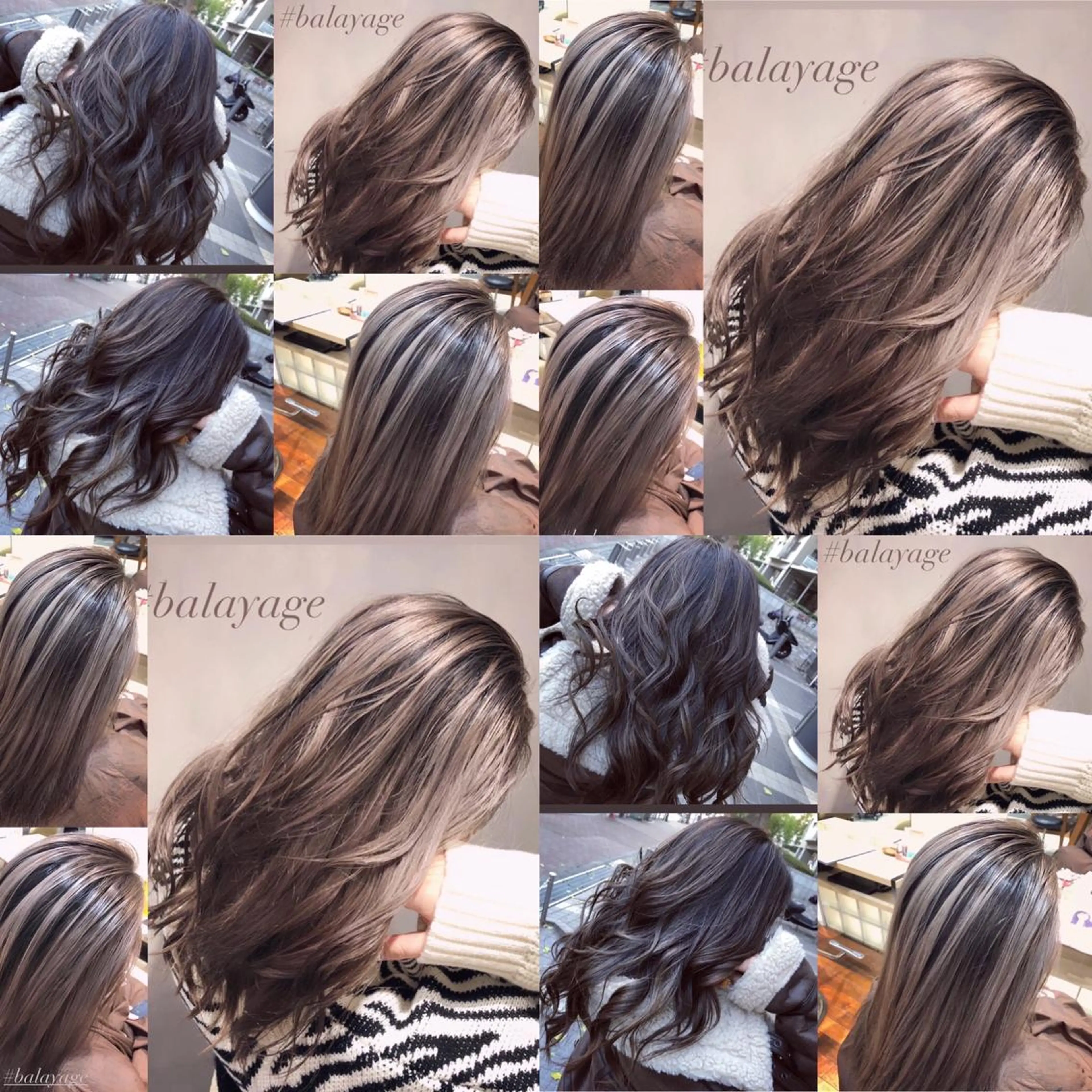 ミディアム カラー 髪質改善⭐️ 桜場のヘアスタイル