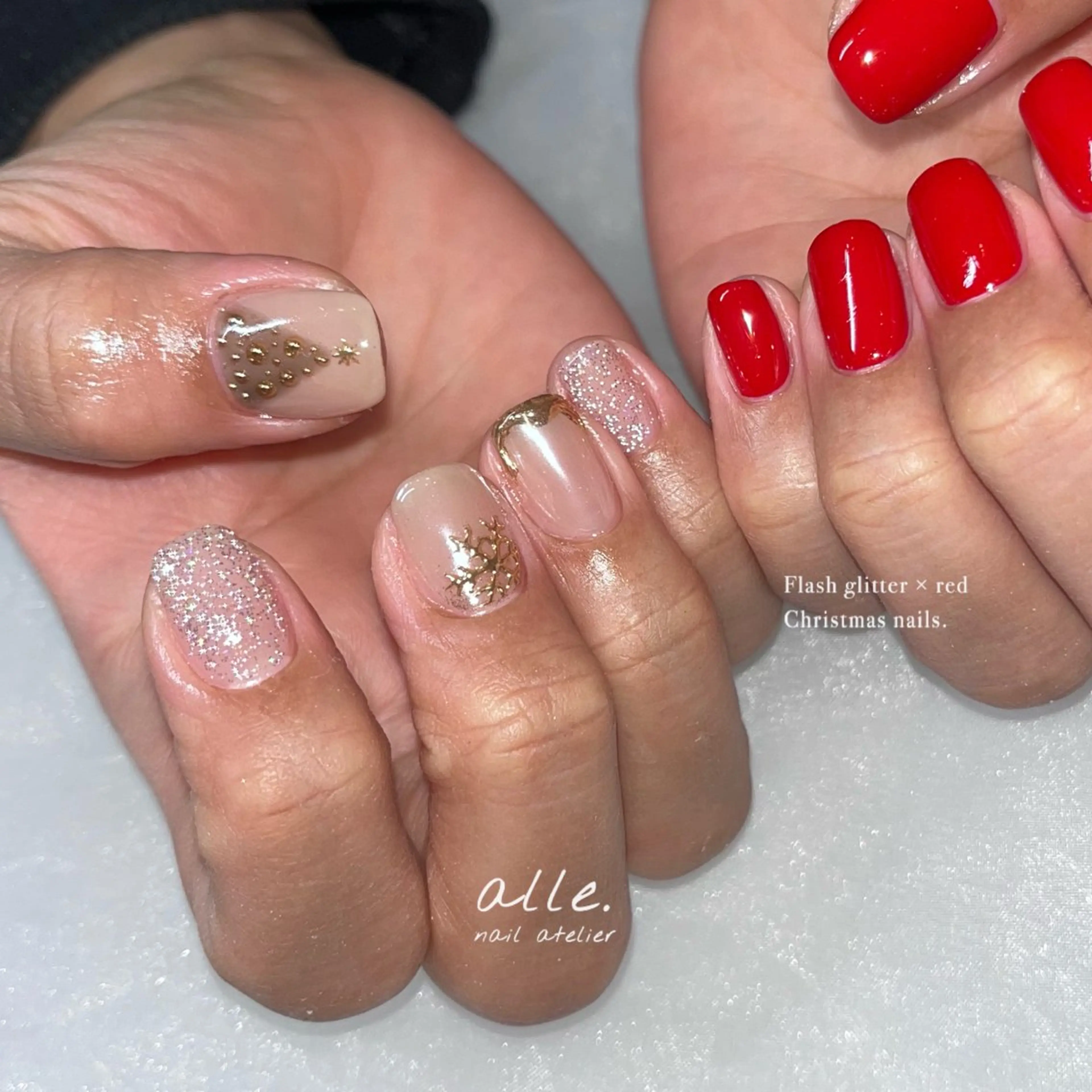 ネイル ハンドネイル atelier alle.のネイルデザイン