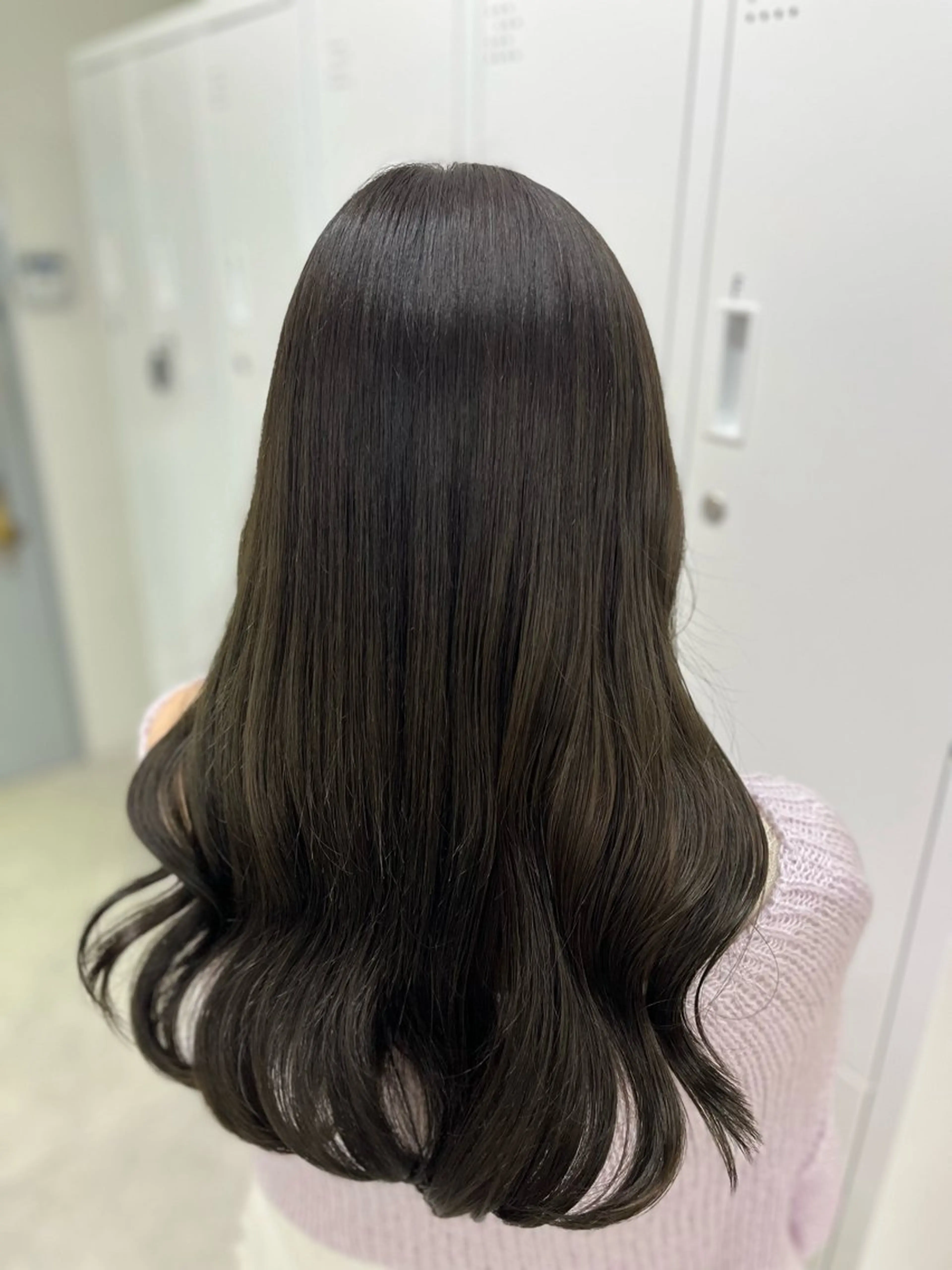 ロング カラー ブラウンカラー オリーブブラウン 🫧ぷる艶カラー🫧 Yuubi🦩のヘアスタイル