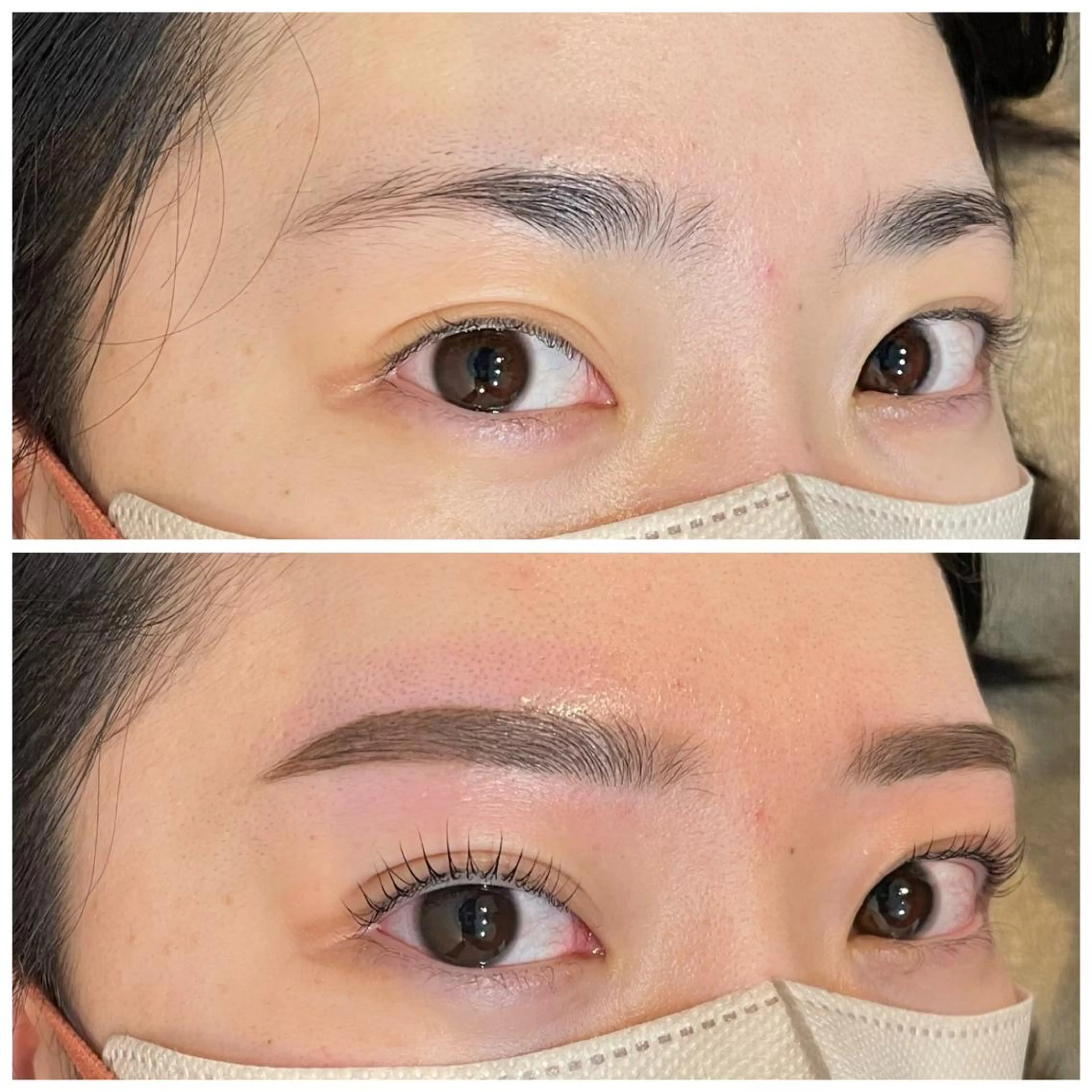 史上最高の垢抜け】美眉スタイリング+パリジェンヌorまつげパーマの写真