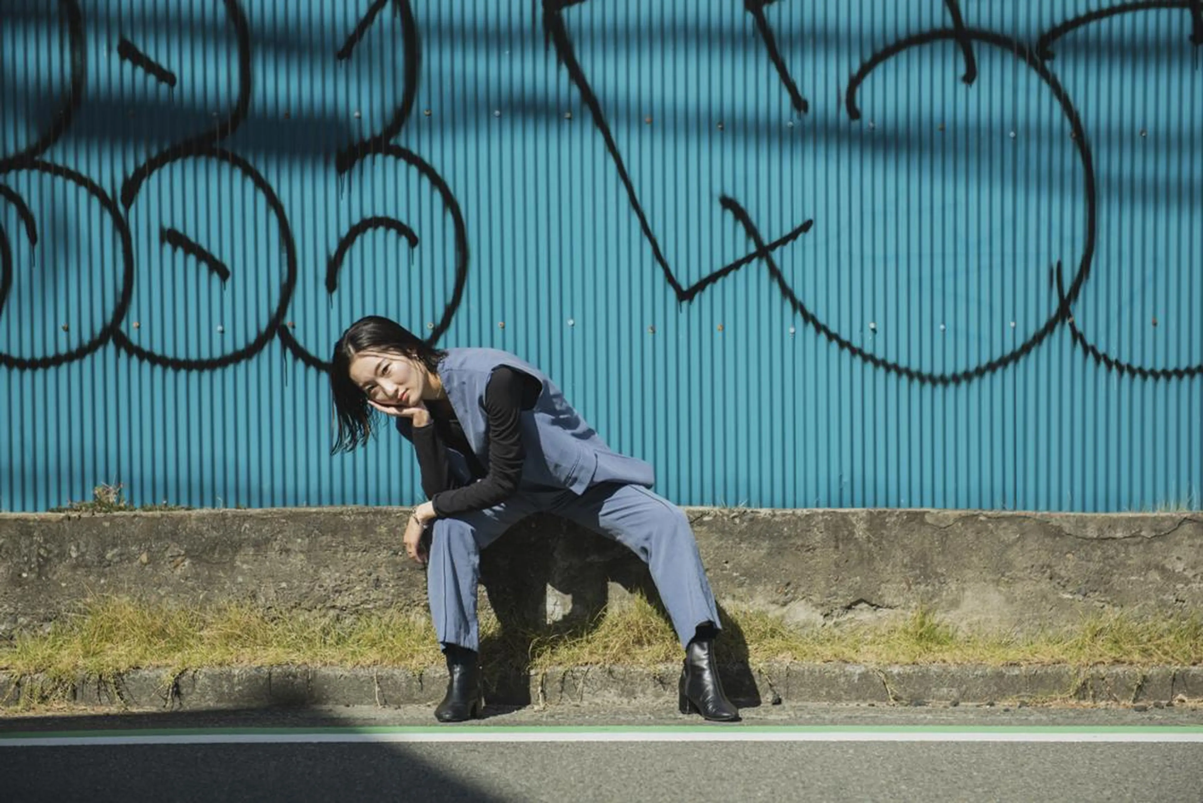 ミディアム カット 縮毛矯正 トリートメント GOAT_茅ヶ崎 南口徒歩2分のヘアスタイル