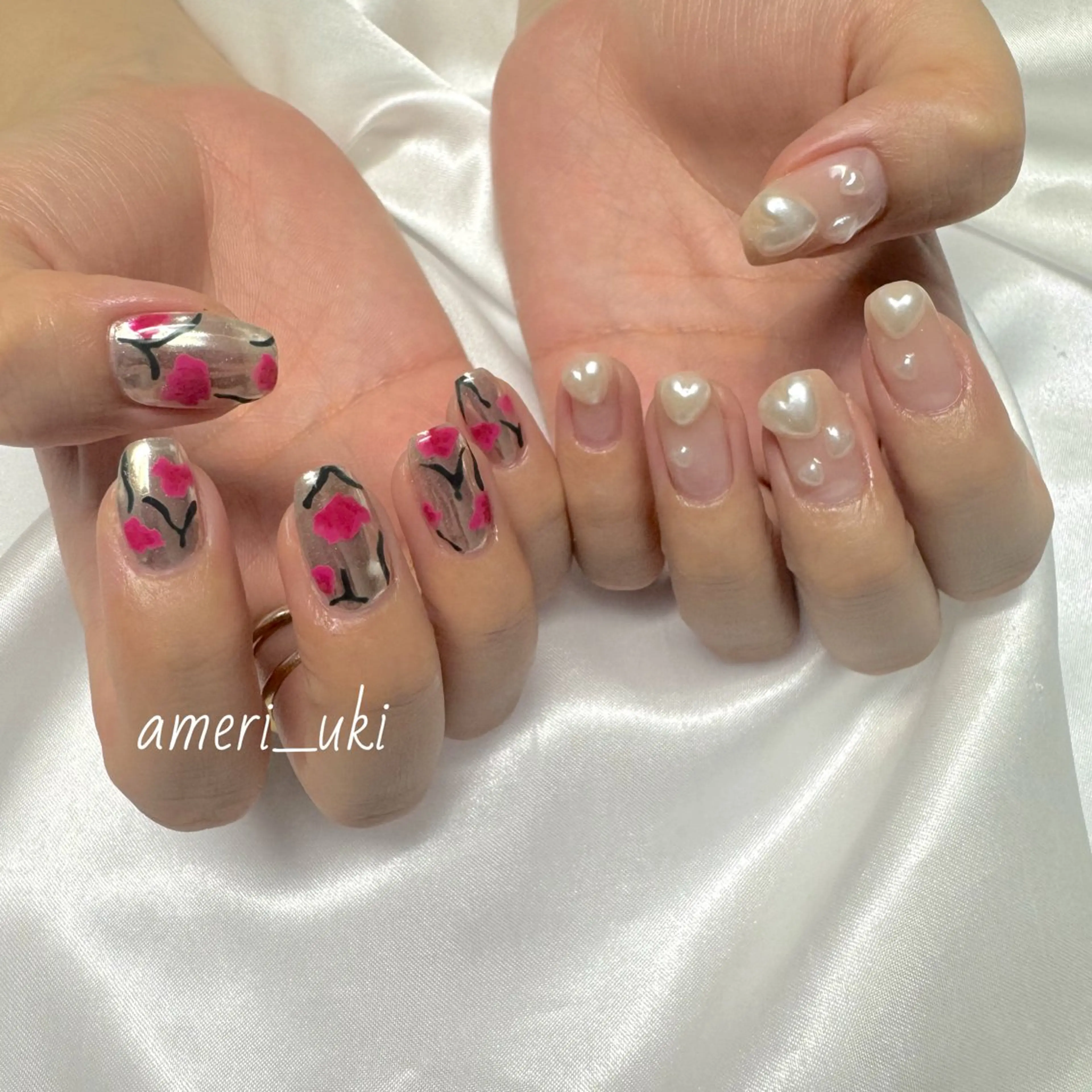 ネイル ハンドネイル Ameri nail /UKIのネイルデザイン