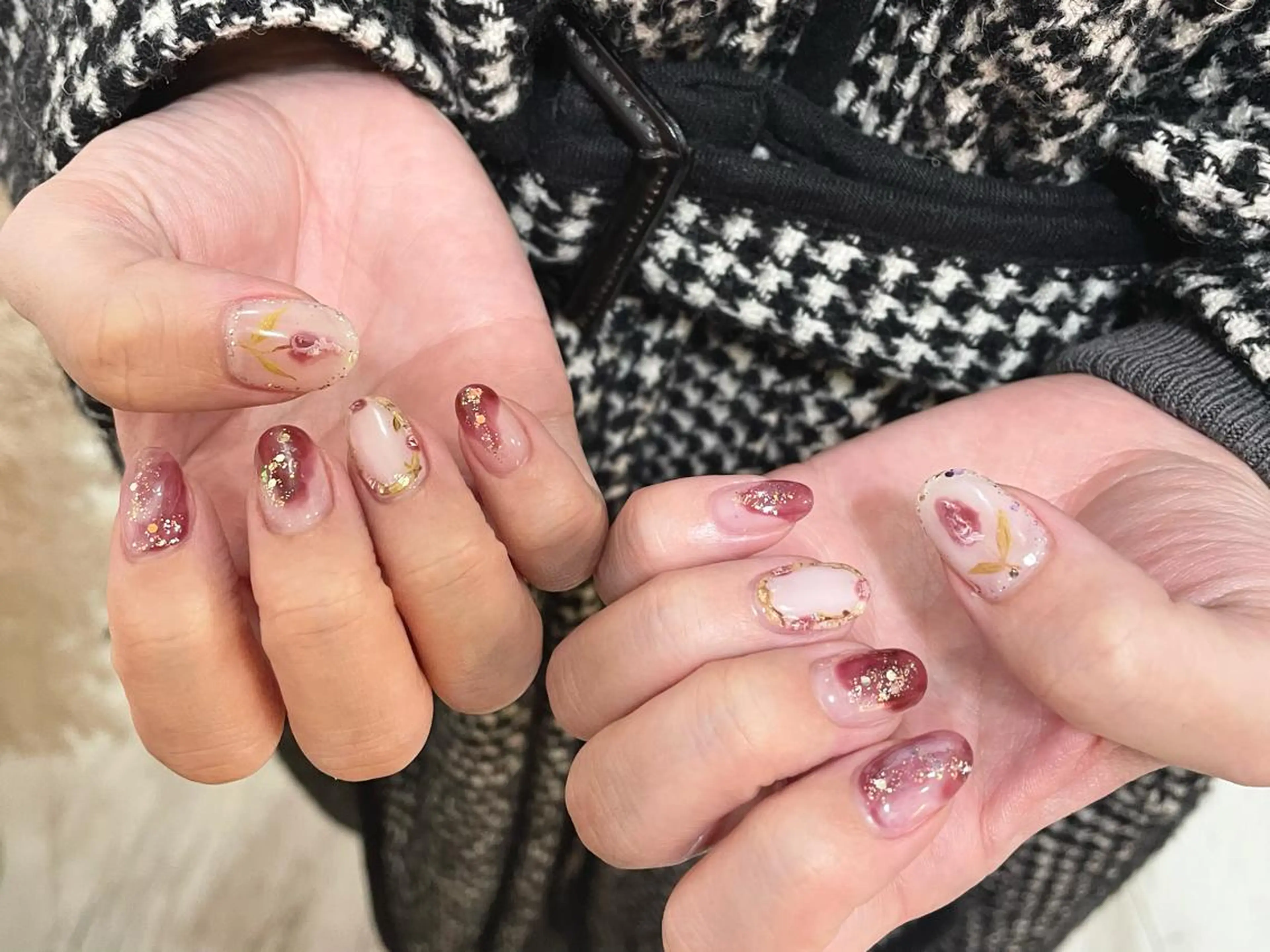 ネイル フラワーネイル Nagashima sanaのネイルデザイン