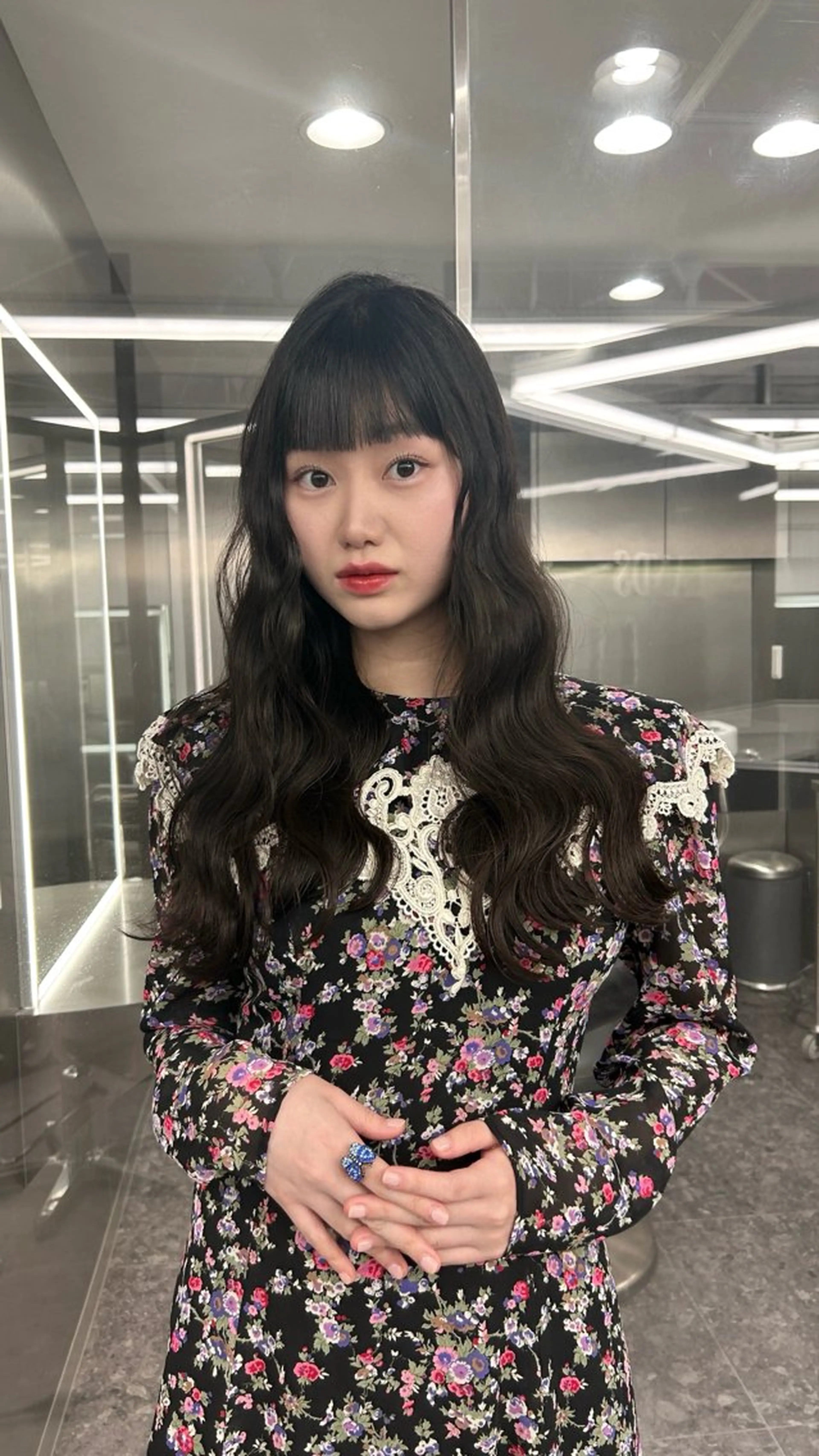 ロング ヘアアレンジ LANDS Hitomiのヘアスタイル