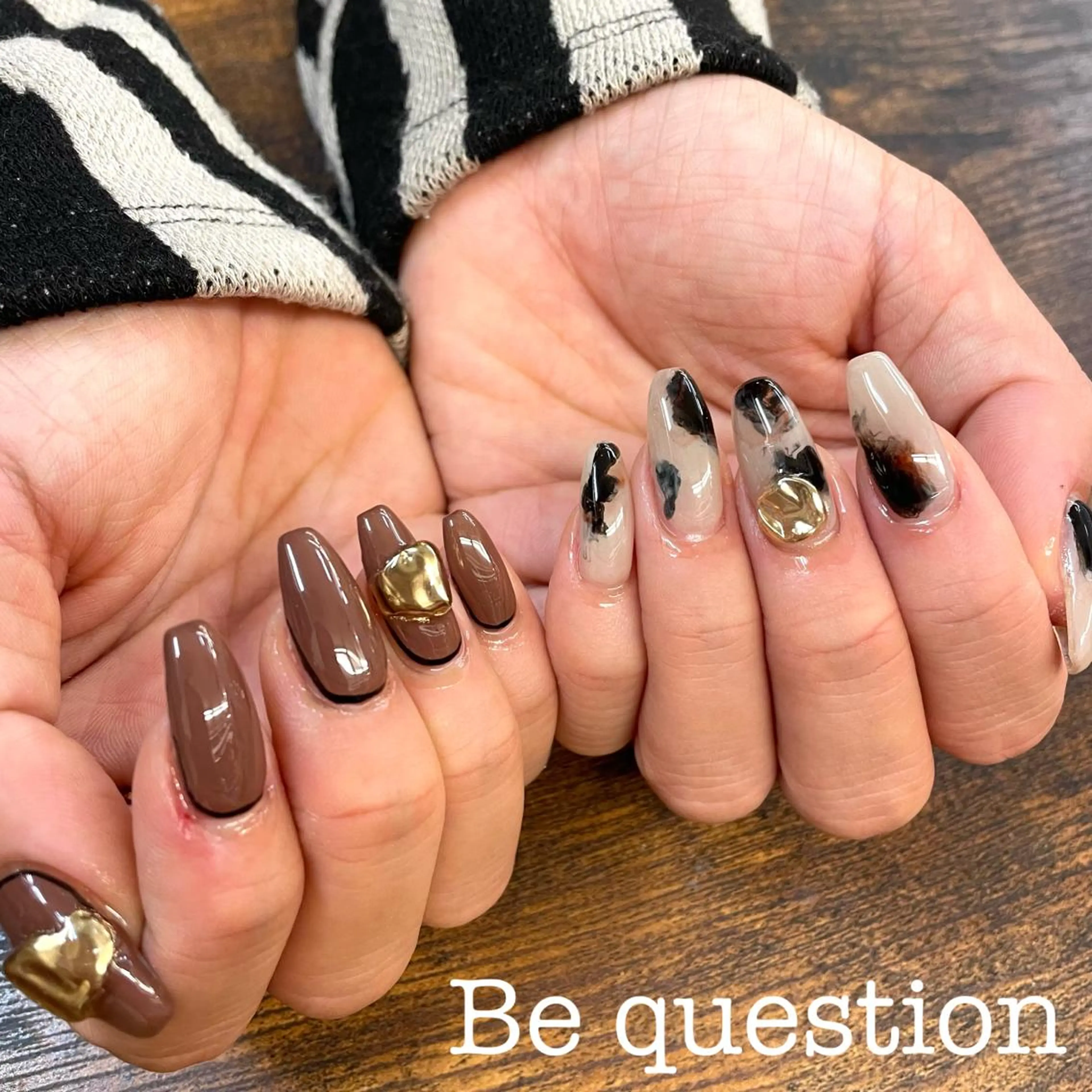 Designコース②🖤持ち込み◎アート6本＋パーツ乗せ放題💎🦋の写真