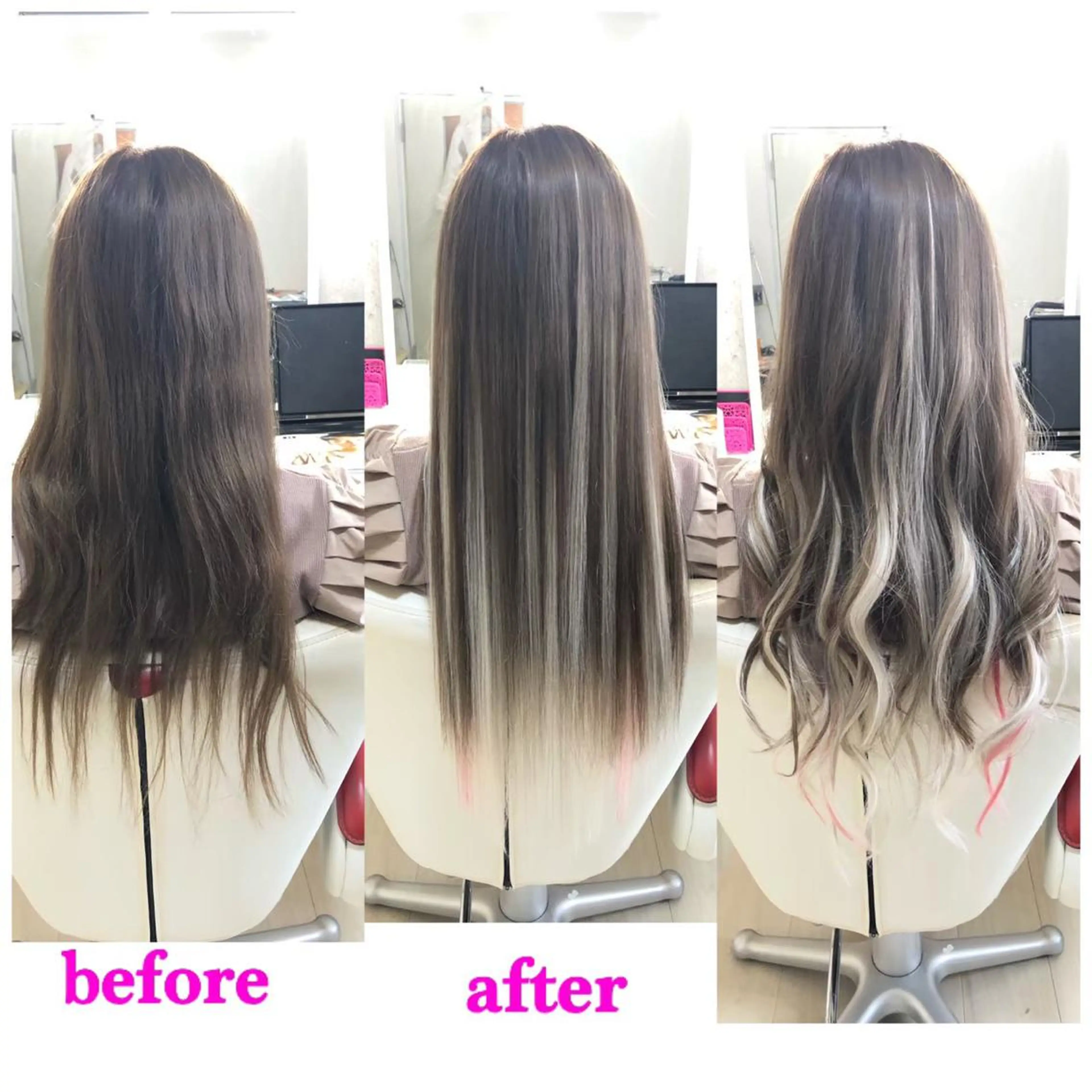 ロング エクステ ドレスアップ心斎橋店所属・🌸ドレスアップ 心斎橋店🌸のヘアスタイル