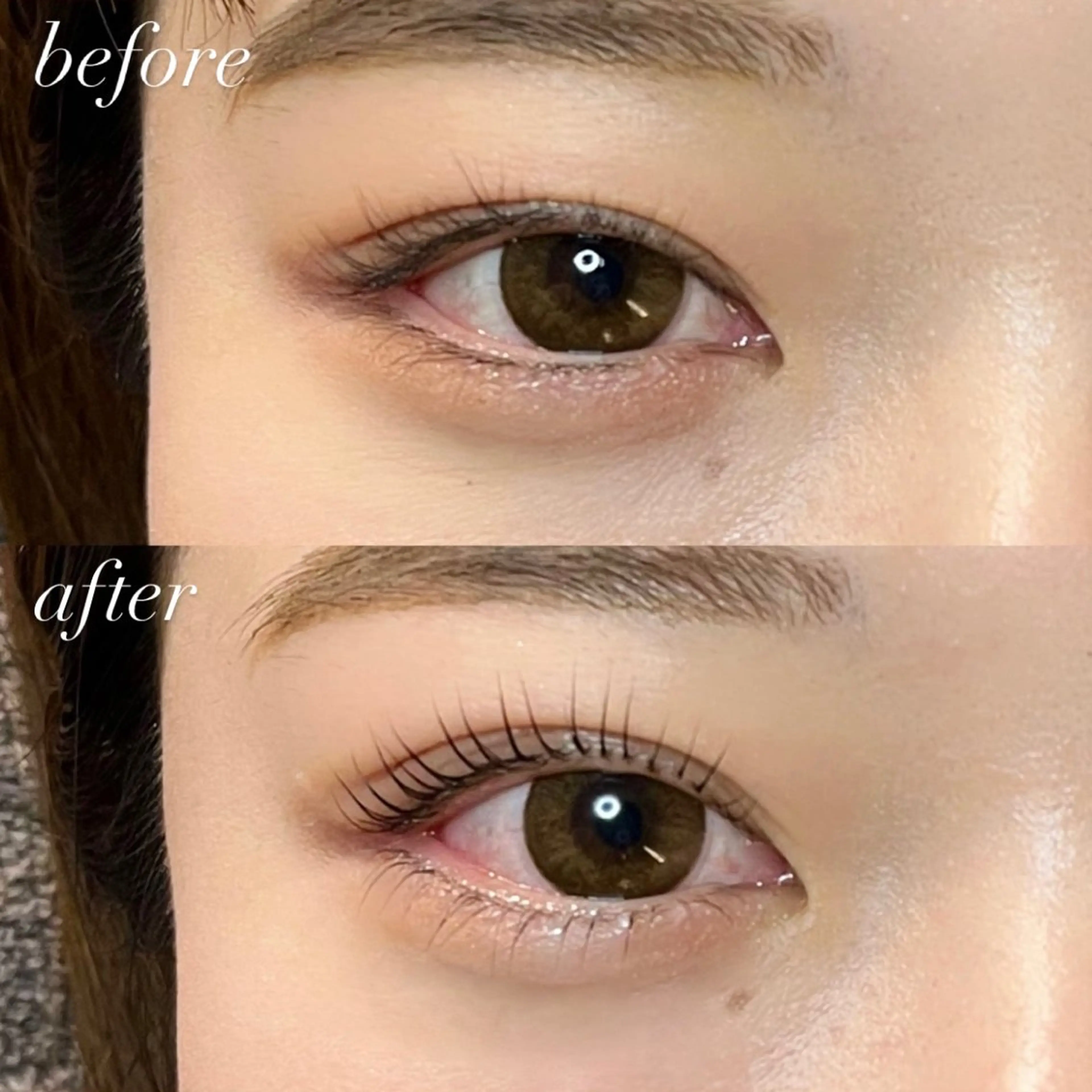 マツエク・マツパ パリジェンヌラッシュリフト 下まつげエクステ マツパ seReno KOHAKUの眉毛・アイブロウイメージ