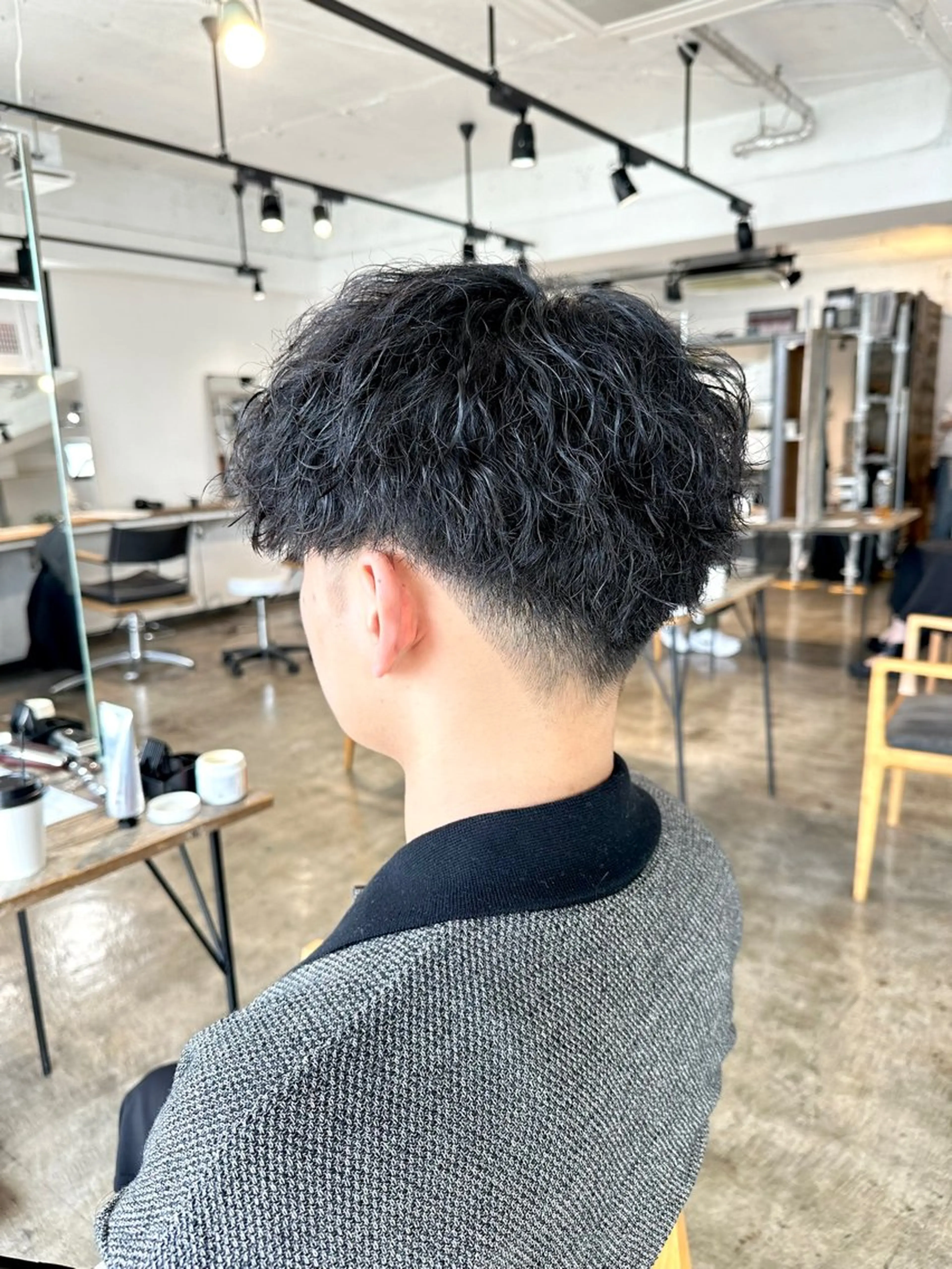 メンズ マッシュ メンズパーマ カット ヘアカラー パーマ トリートメント 骨格補正施術/メンズ 専門美容師/YUYAのヘアスタイル