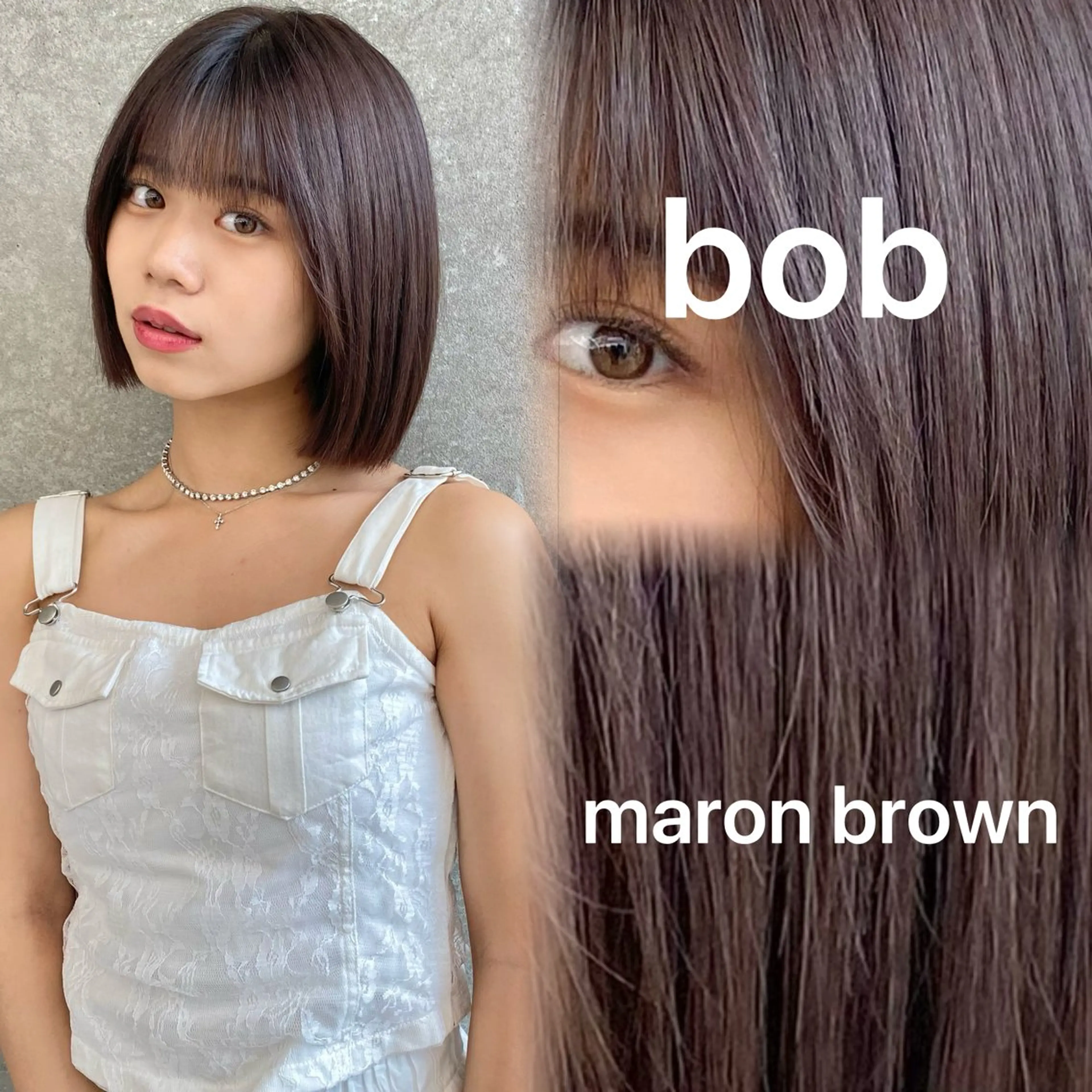 ショート 似合わせレイヤー・ボ ブ タナカ レイヤのヘアスタイル