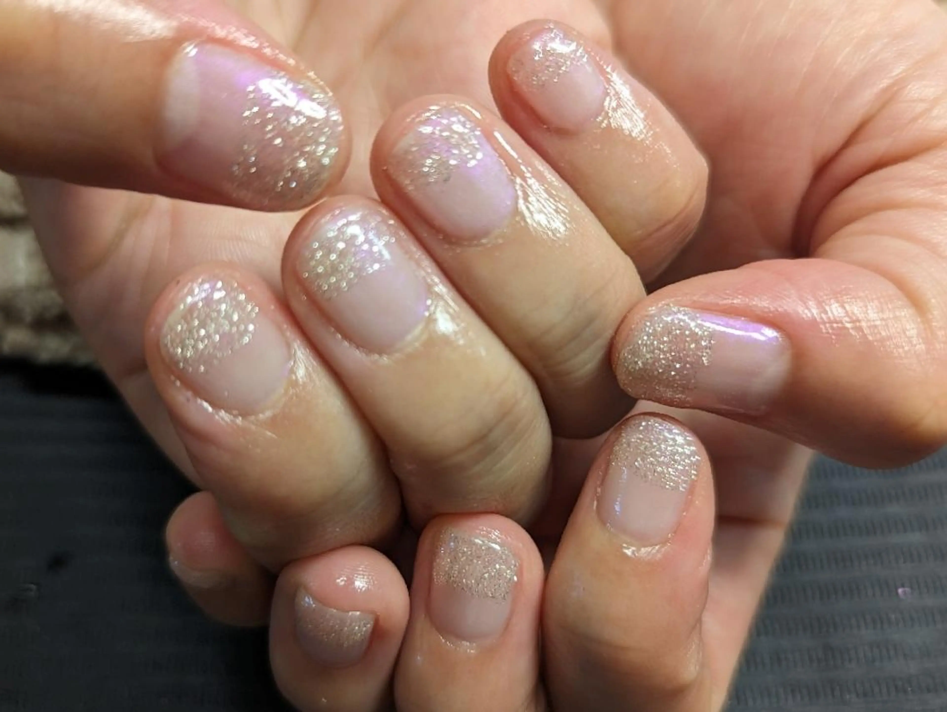 ネイル ラメ(グリッター) ラメグラデーション ✨ameru✨ nailsalonのネイルデザイン