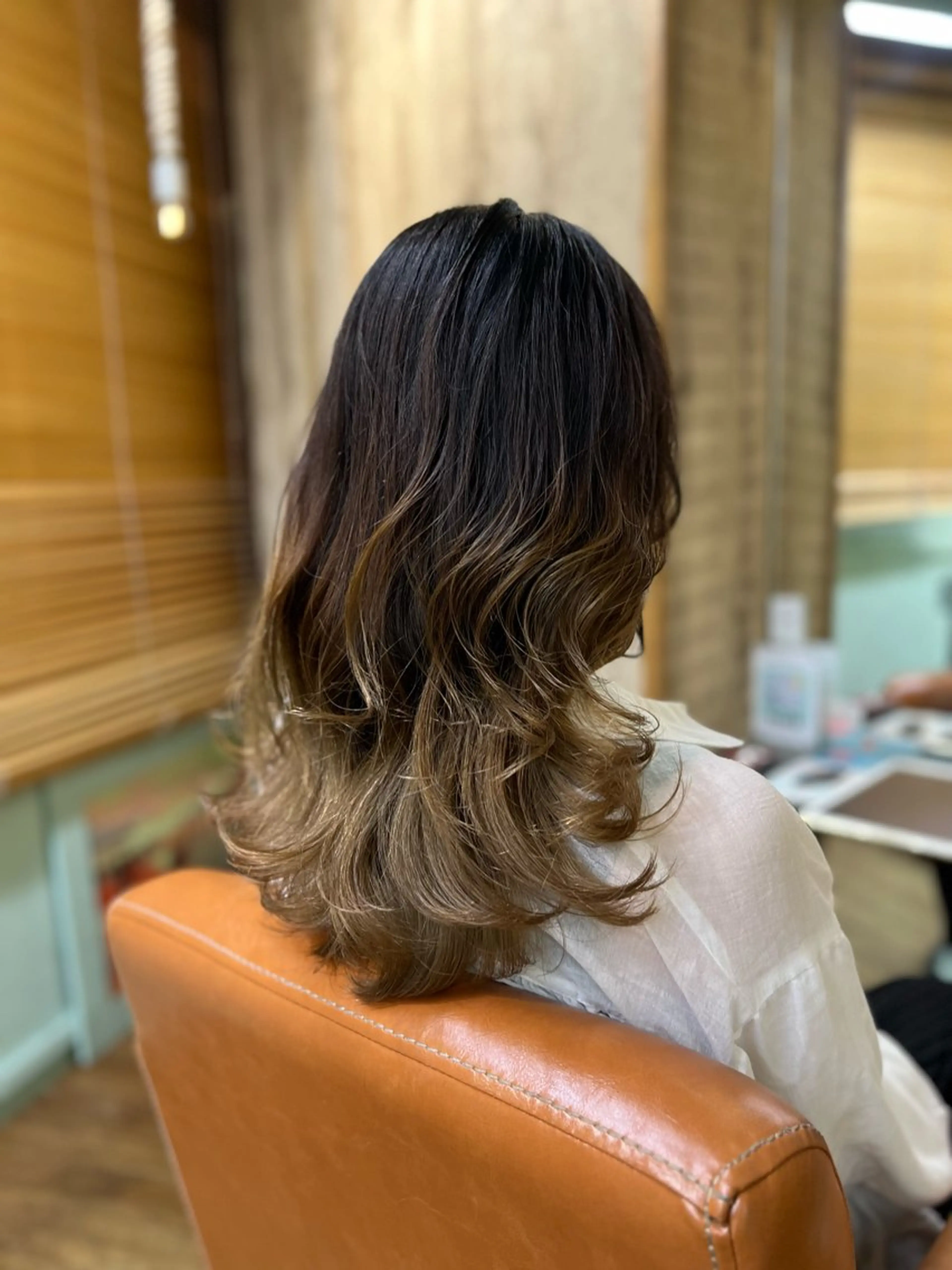 ロング カラー 顔周りカット/ボブ/ ツヤ髪/coconaのヘアスタイル