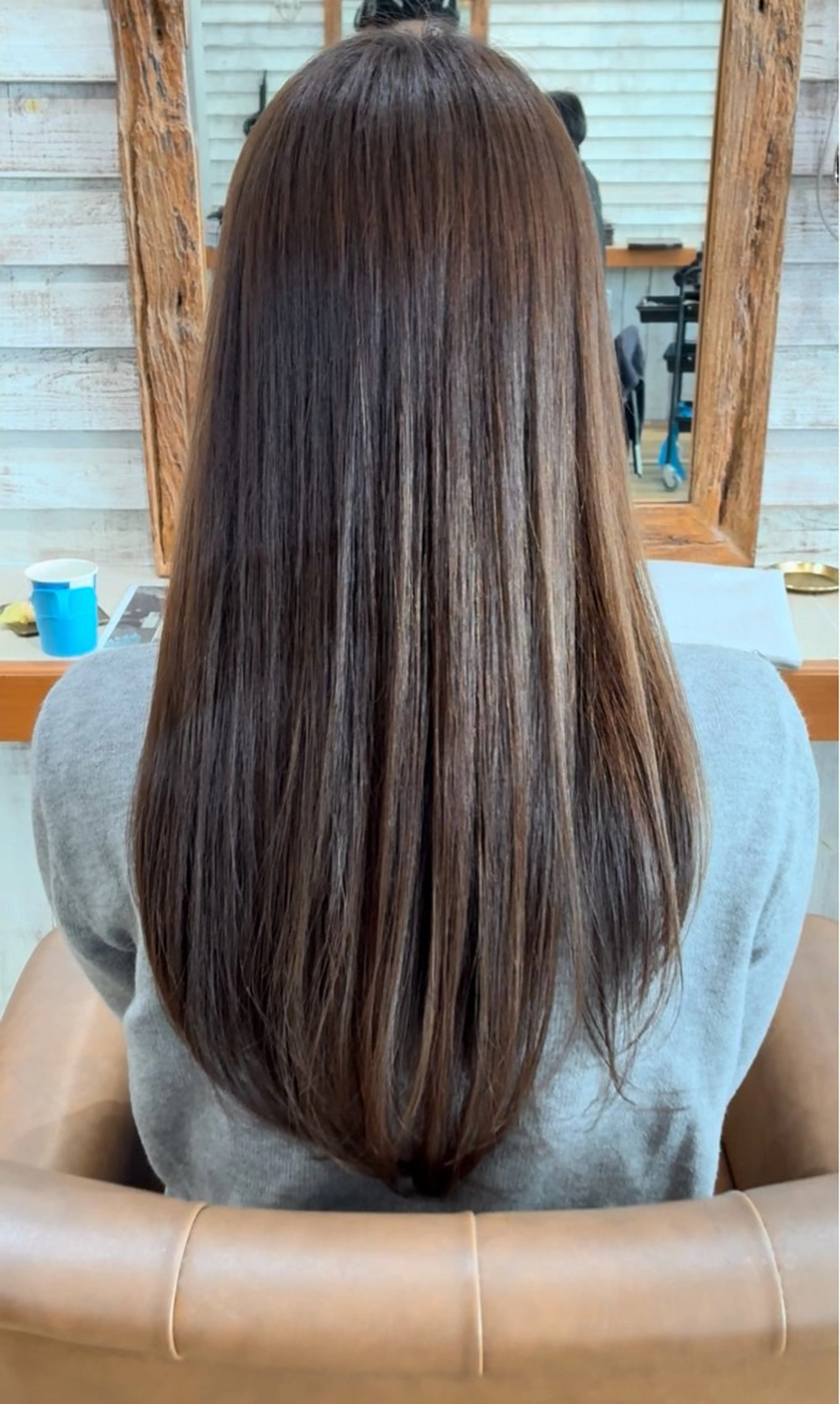 【髪質改善】縮毛矯正+3STEPトリートメント（髪質改善/韓国/下通）の写真