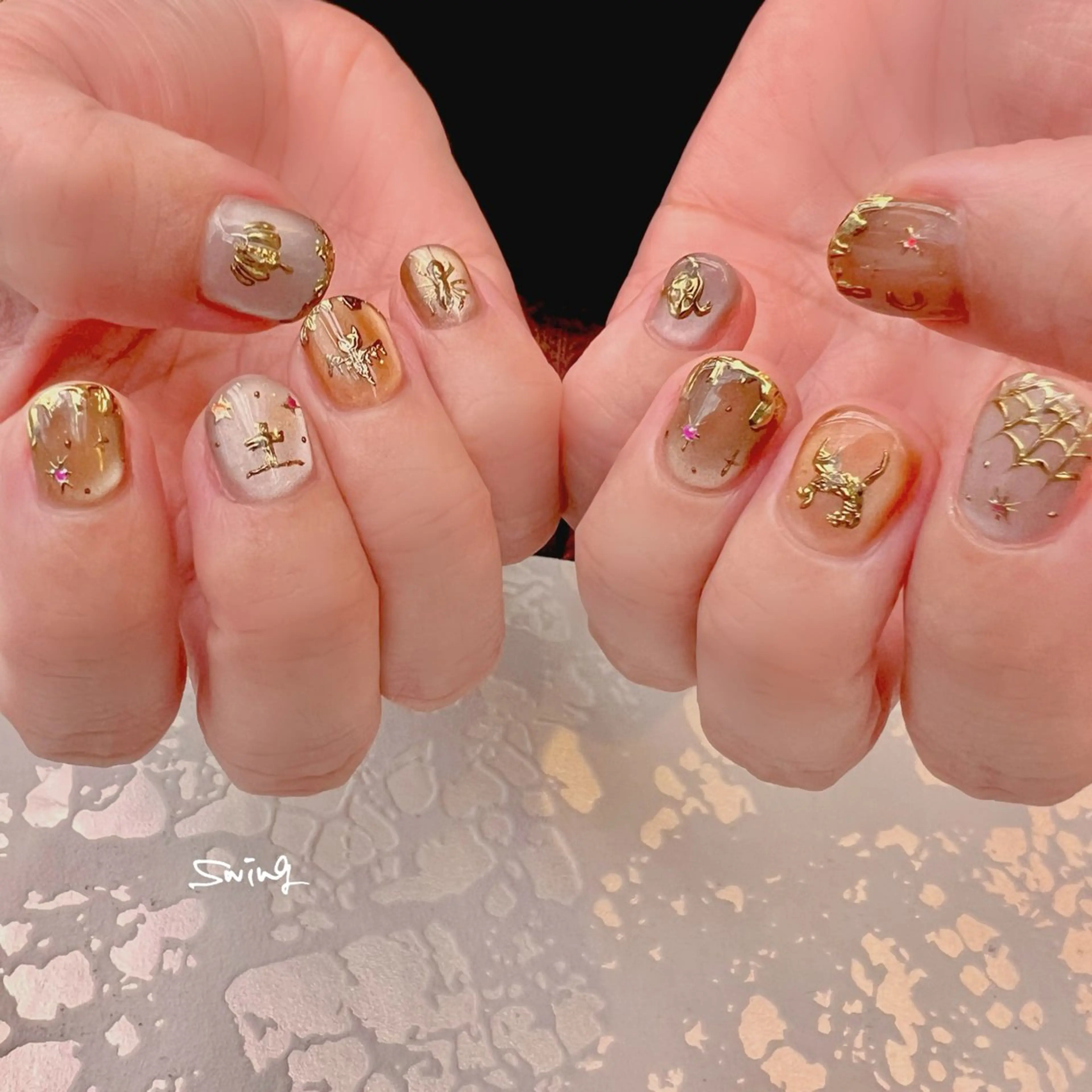 ショート ハロウィン SWING Nail Salon所属・Yoshida Takakoのネイルデザイン