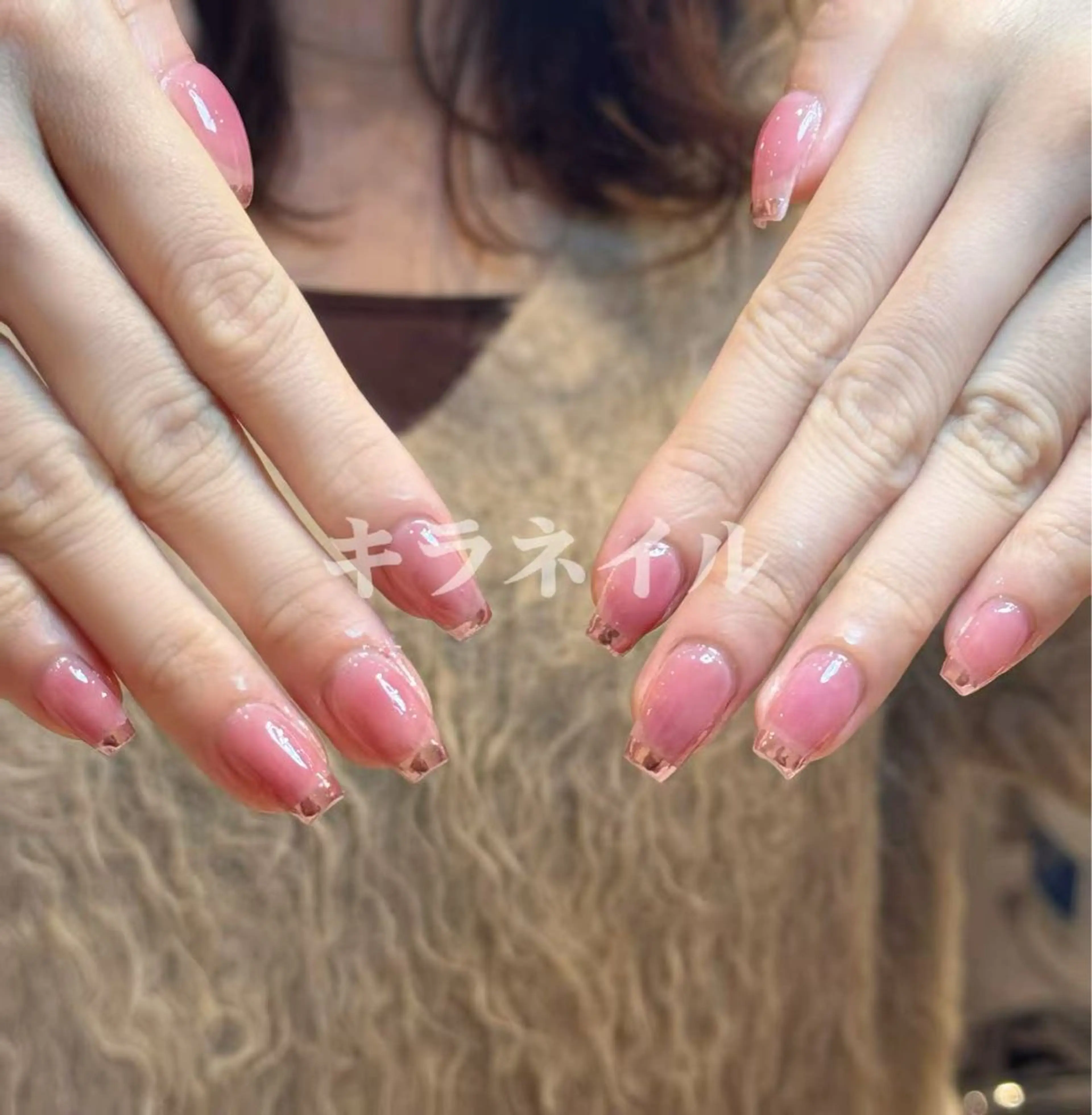 ネイル 🎀kira 長さだし💗モチ最高のネイルデザイン