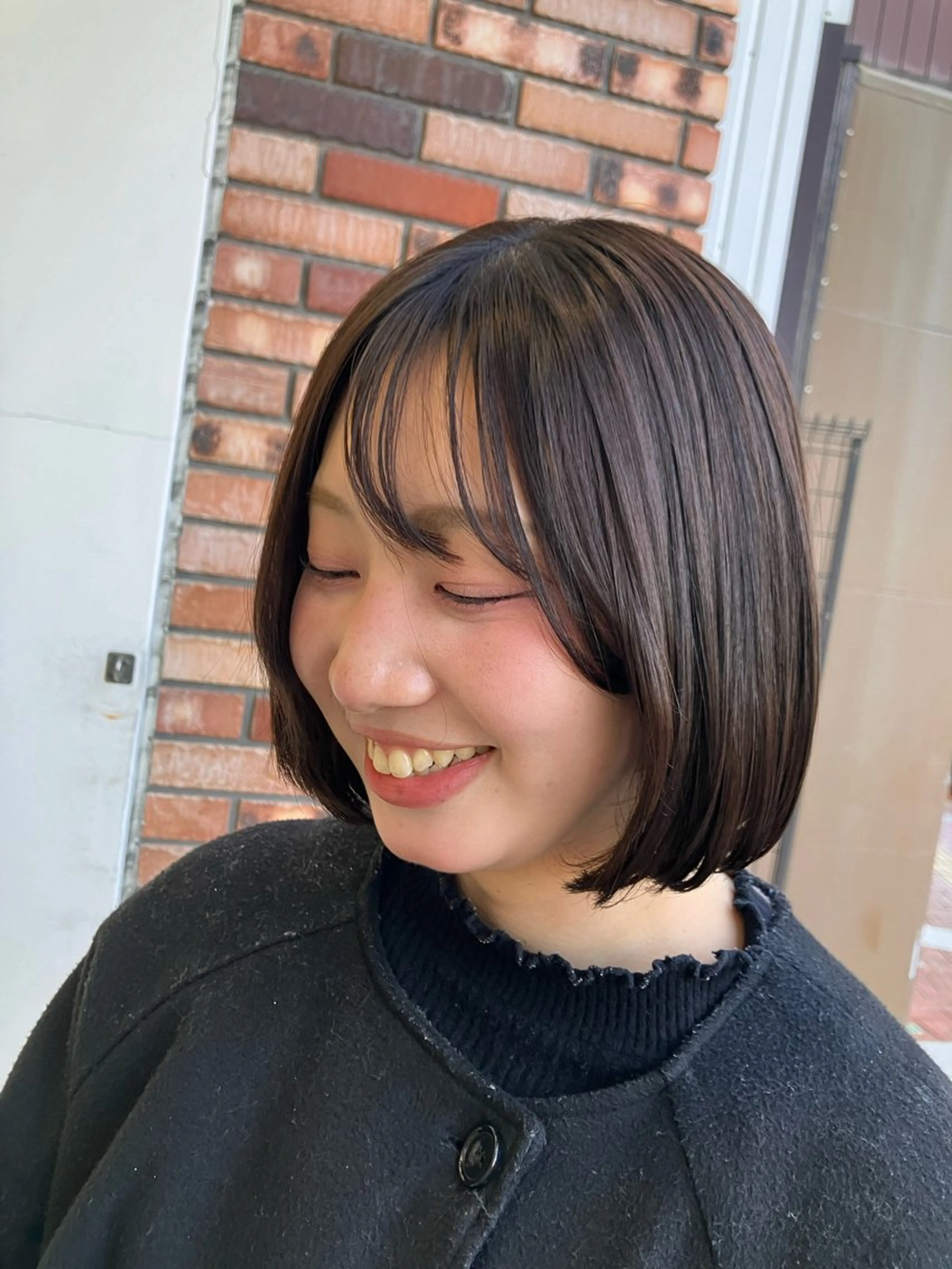 カラー 透明感カラー 口石 ひかるのヘアスタイル