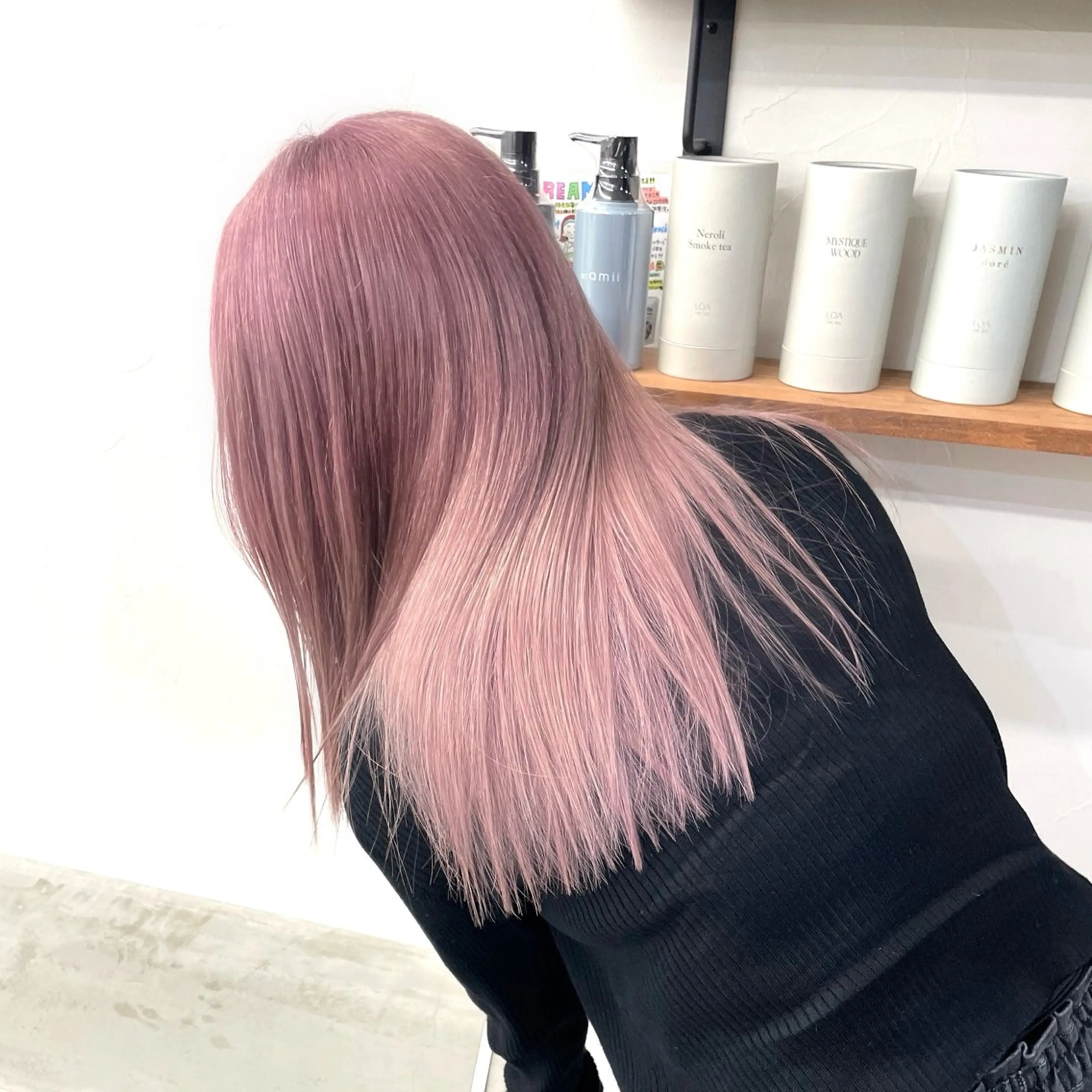 ロング カット ヘアカラー エクステ/大人可愛い カラー🩷RINAのヘアスタイル