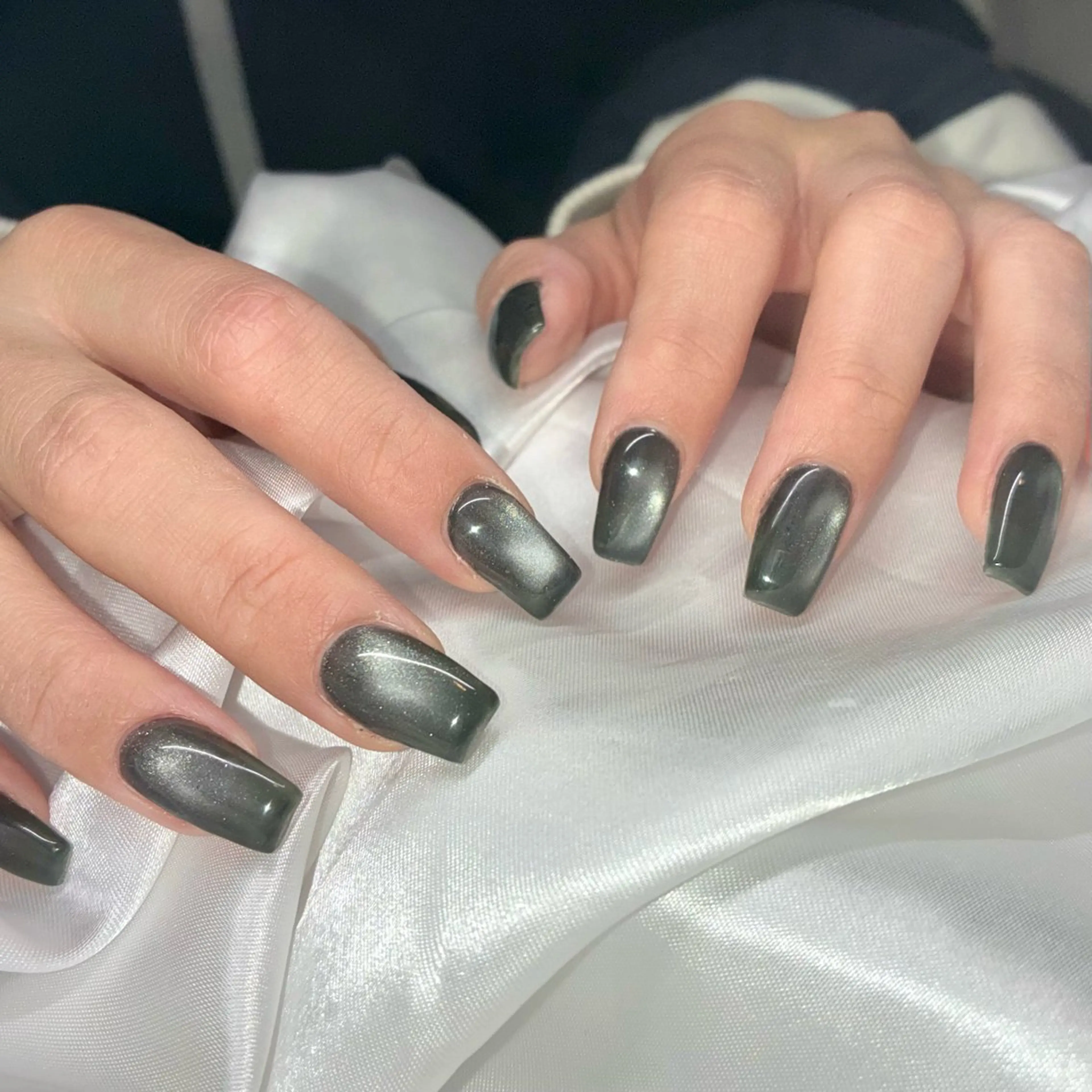 ネイル ジェルネイル マグネットネイル ハンドネイル Nail ヌシん家 AKANEのネイルデザイン