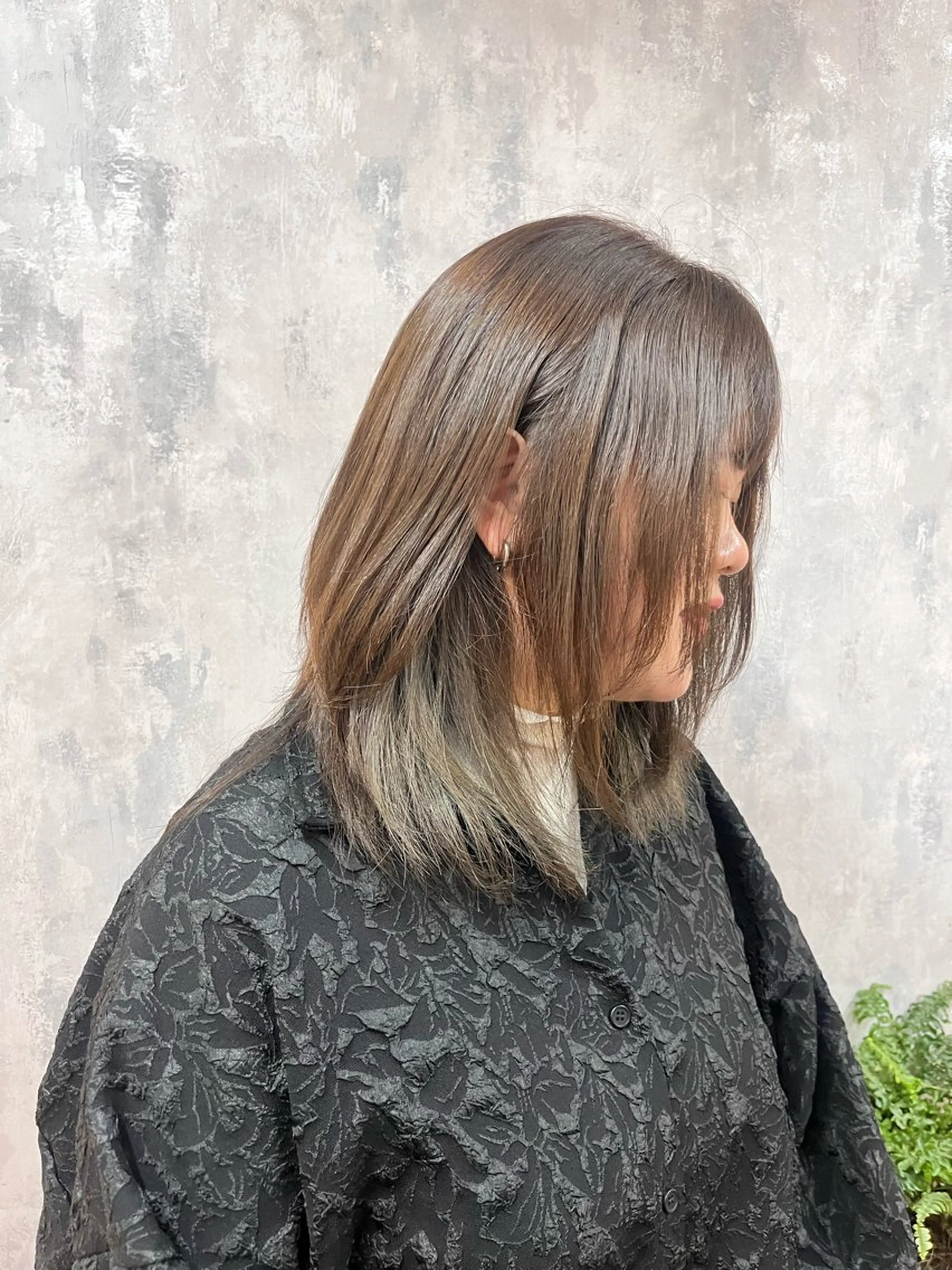 ミディアム カラー 韓国系/ダブルカラー /トグチリンカのヘアスタイル