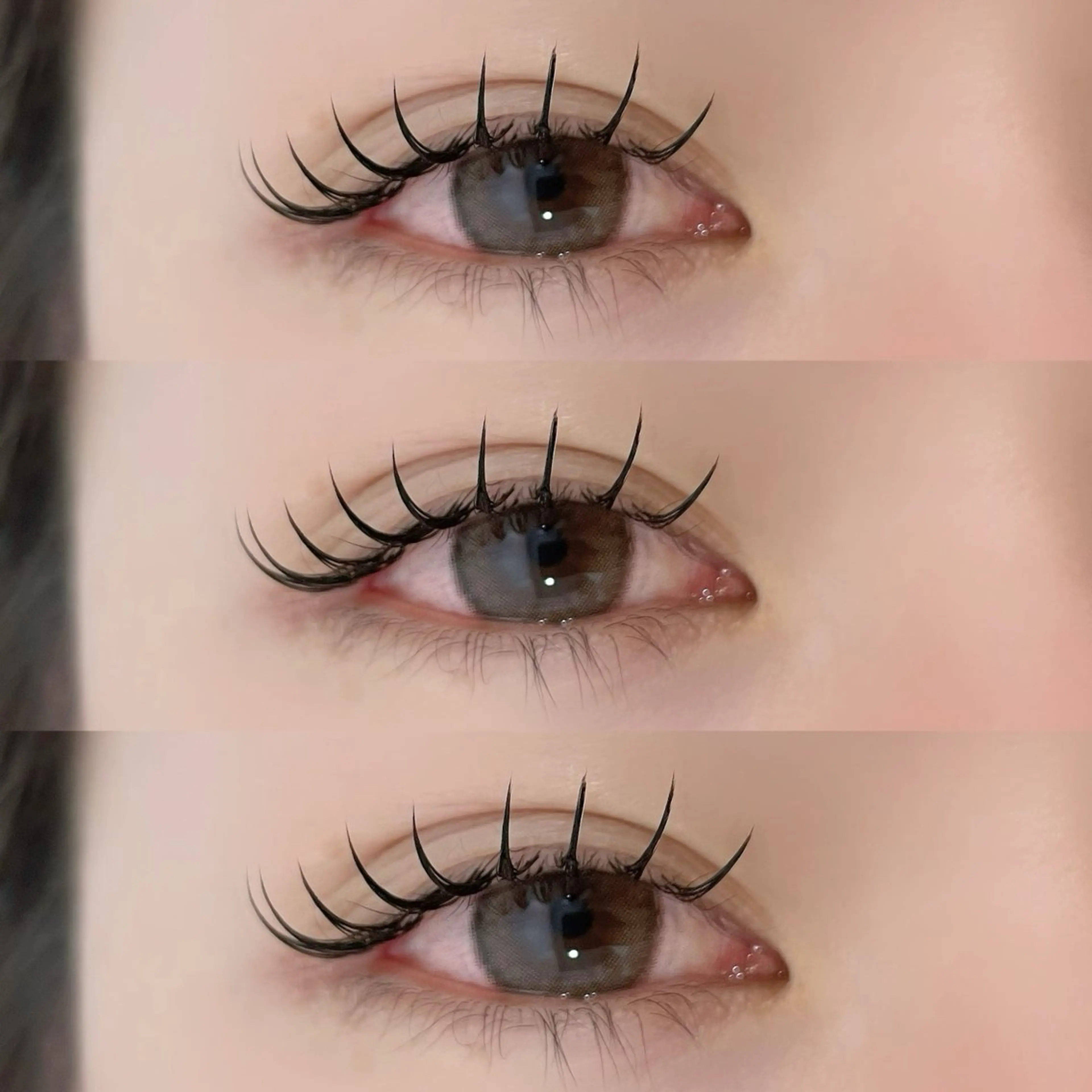 マツエク・マツパ フラットラッシュ マツエク Babe 天神 ayamiのマツエク・マツパデザイン