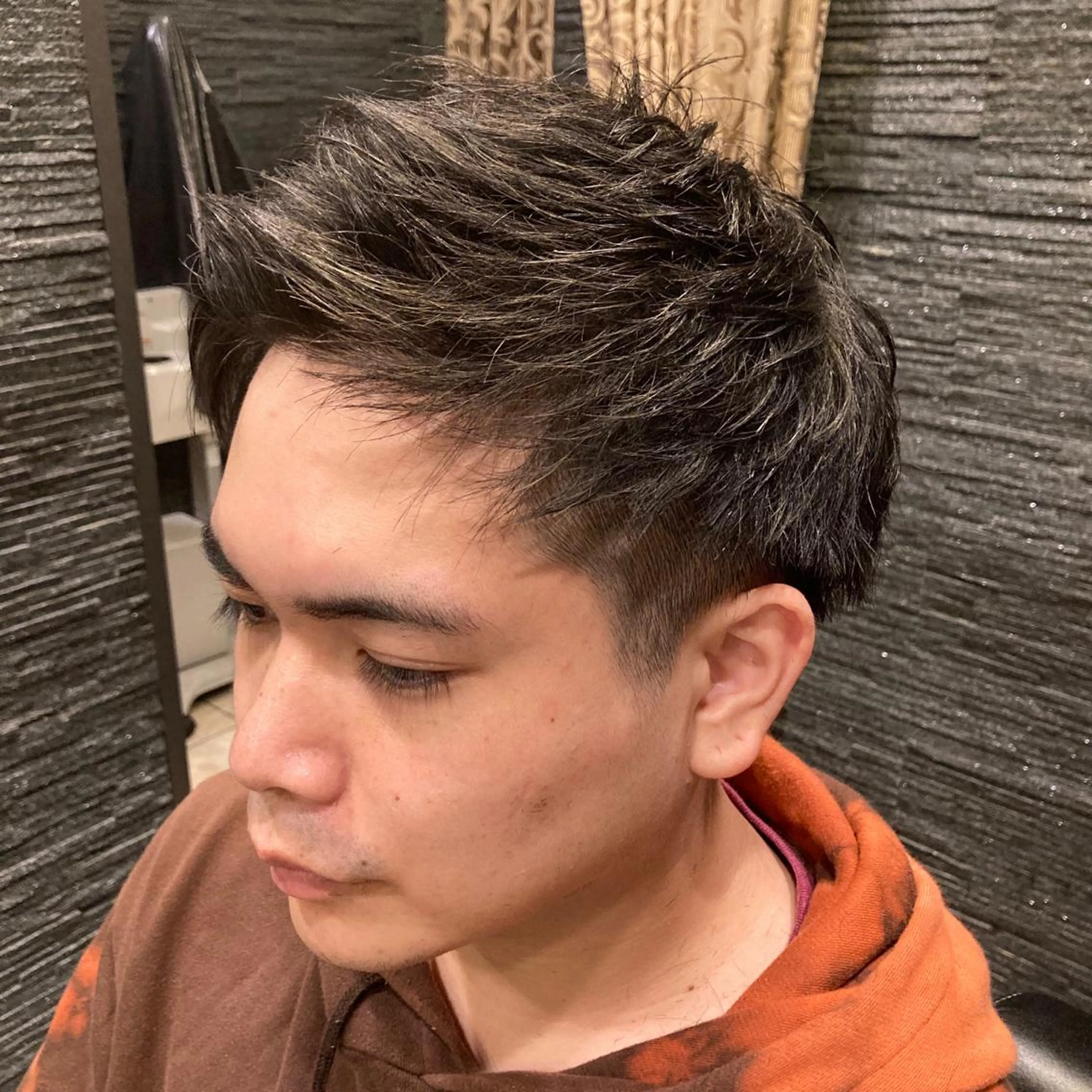 ショート メンズ アップバング 刈り上げ メンズ専門💈中島 太一💈のヘアスタイル