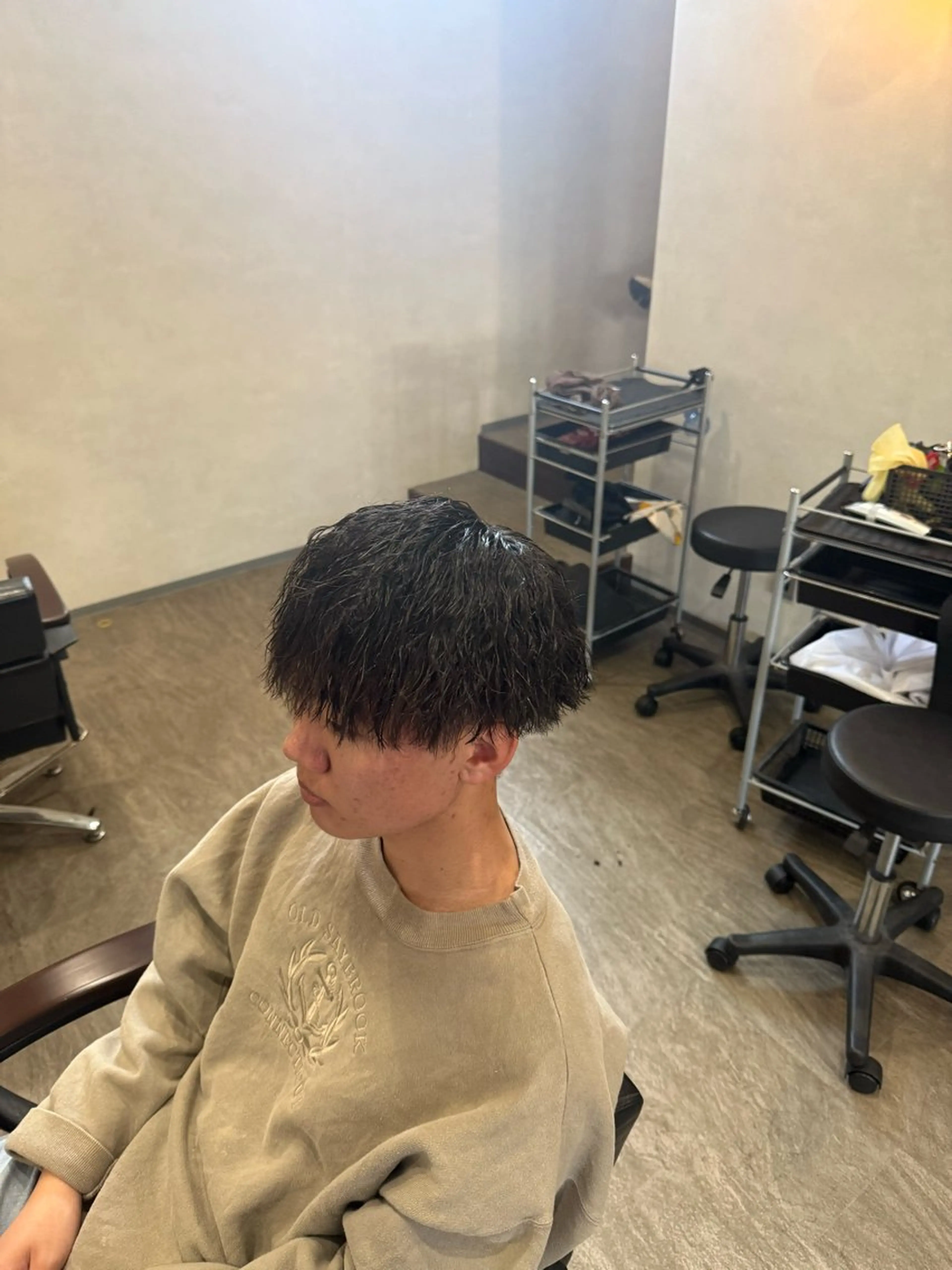 ショート パーマ メンズ メンズパーマ ツイストスパイラルパーマ スパイラルパーマ カット パーマ 山田 聖也のヘアスタイル