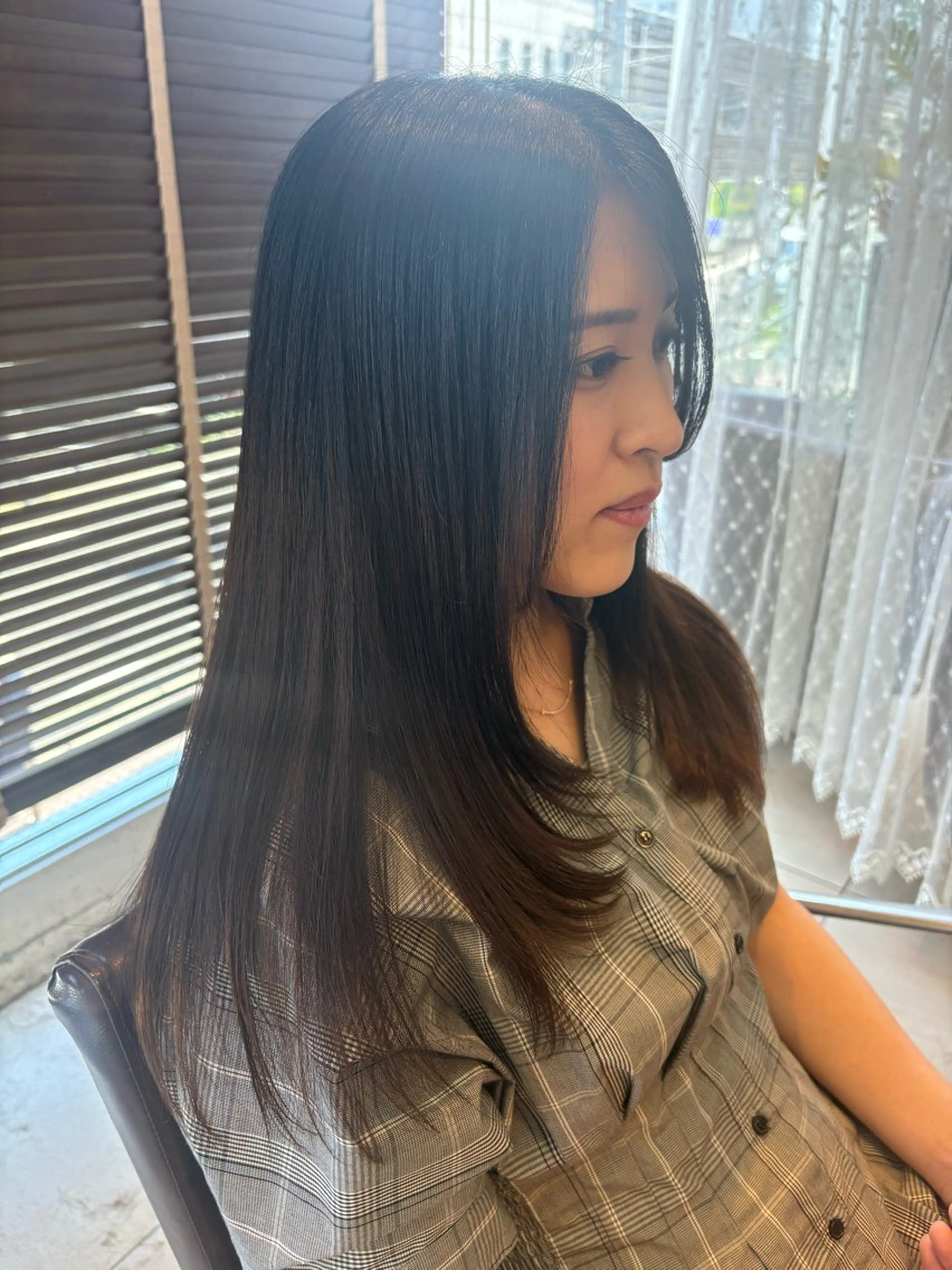 ロング ロングレイヤー レイヤーカット ロング Of  hair宮崎台店所属・菊池 菜月のヘアスタイル