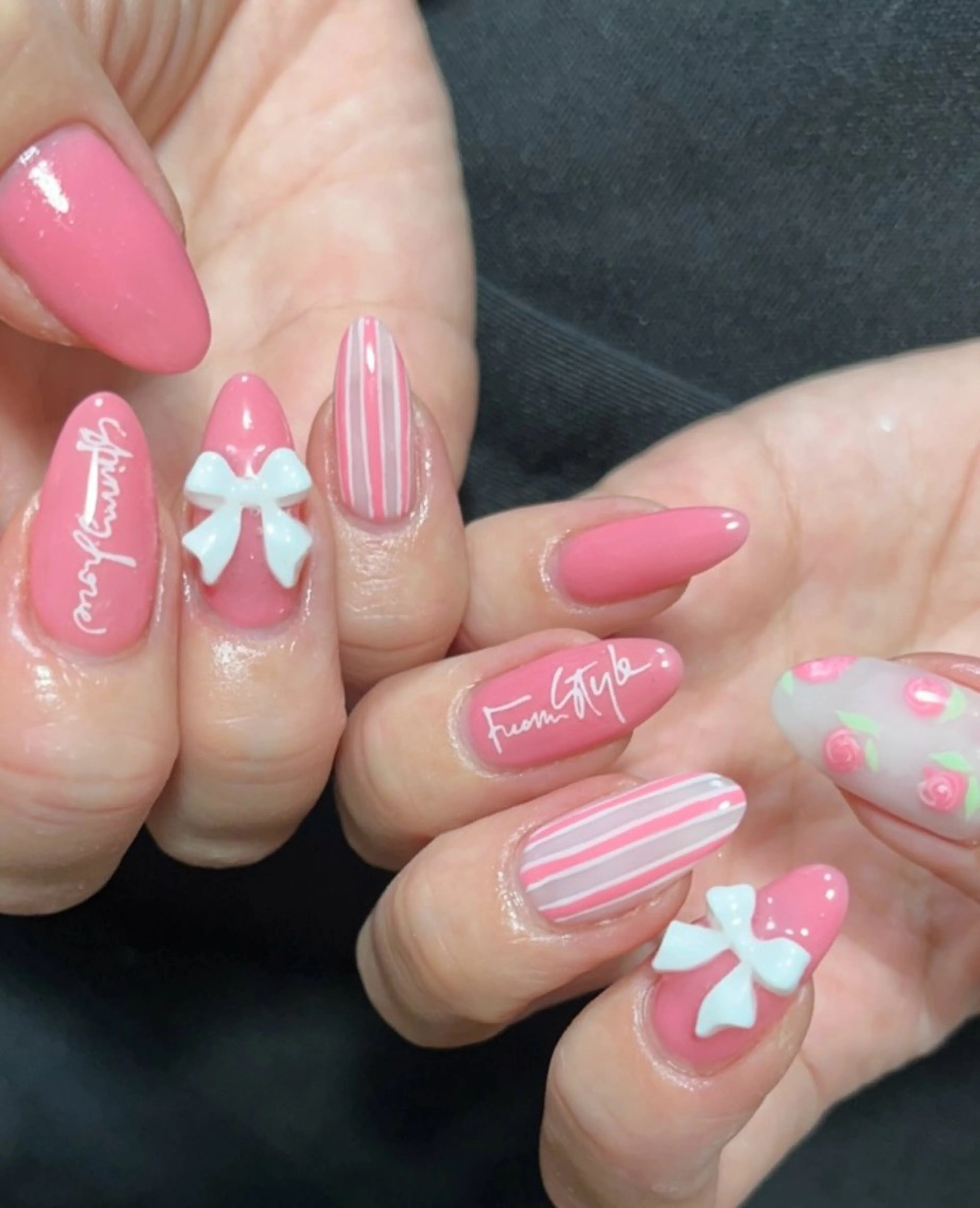 ネイル パステルネイル 春ネイル 竹内 澪のネイルデザイン