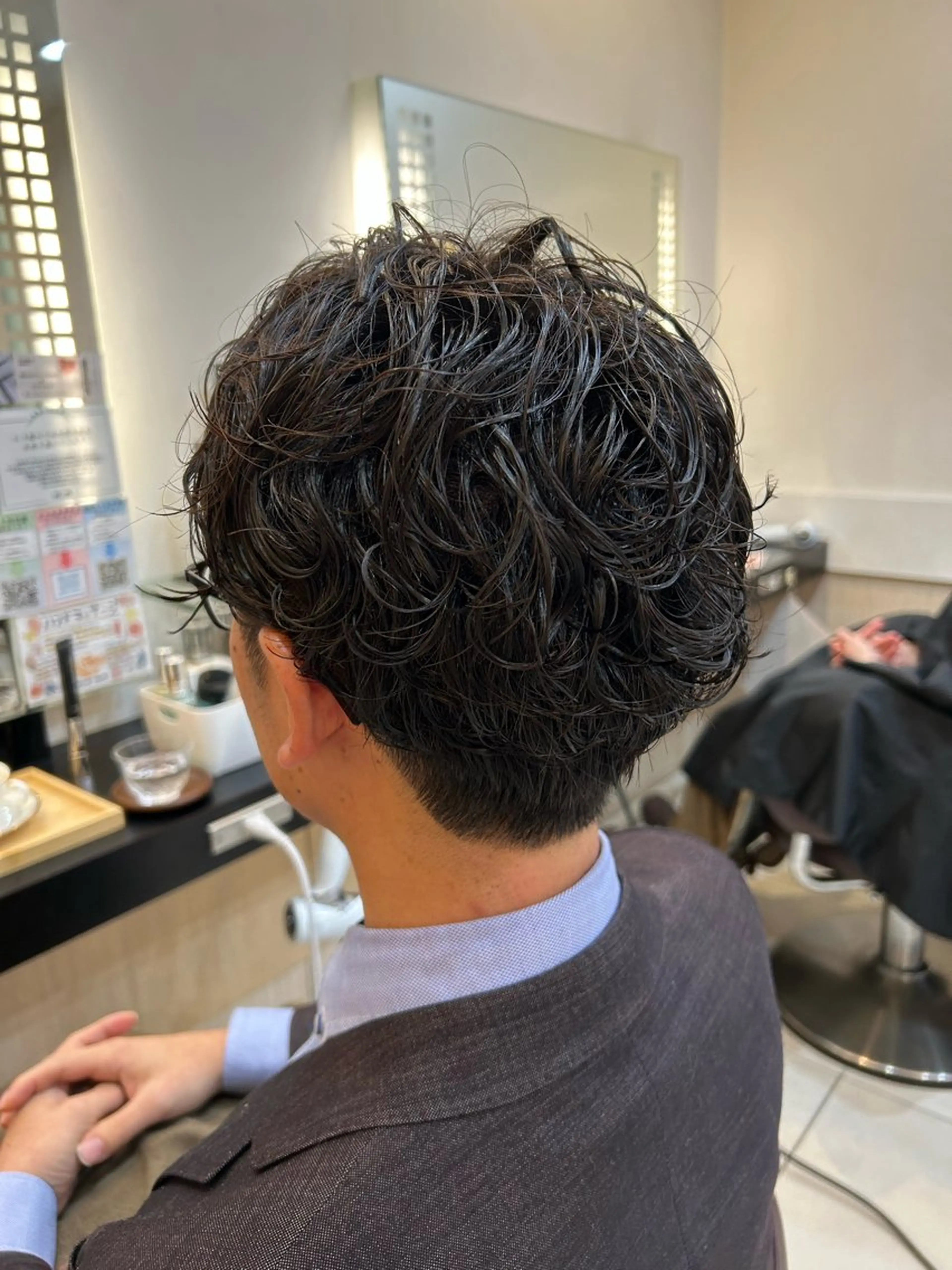 ショート パーマ メンズ カット パーマ リリー /Men's/パーマのヘアスタイル