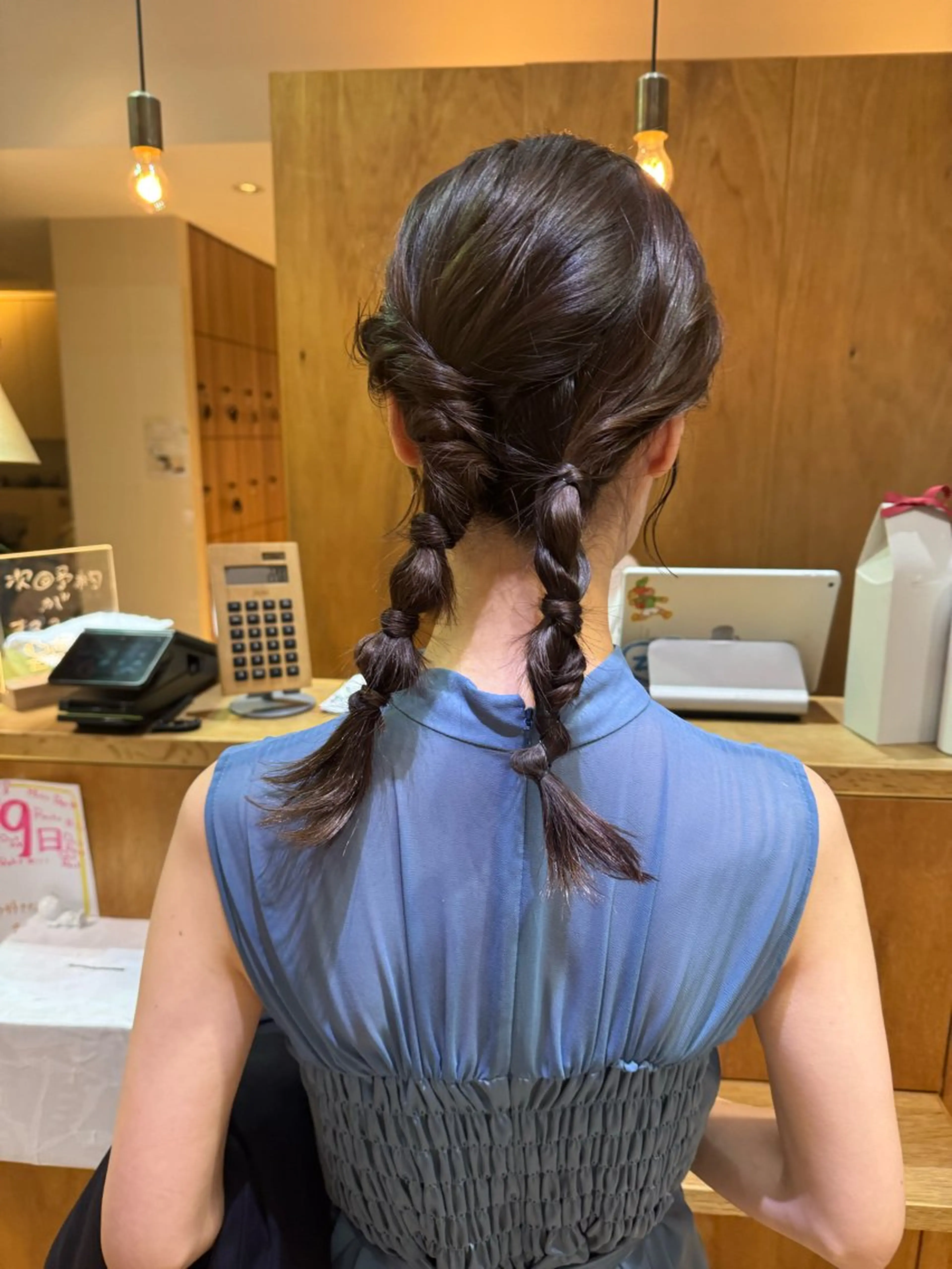 ミディアム ヘアアレンジ 🎗️【ヘアセット 美眉】吉川玲🎗️のヘアスタイル