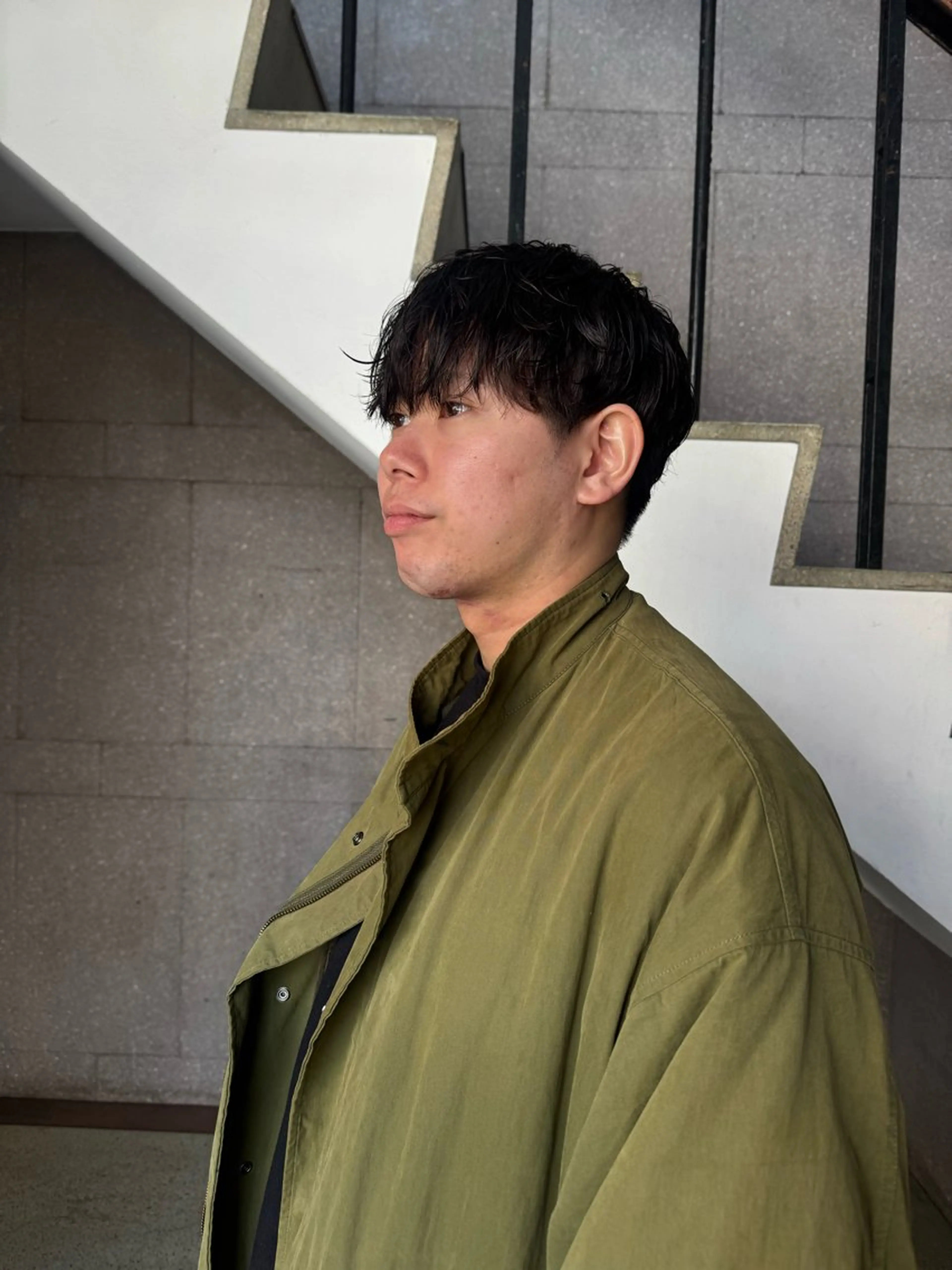 ミディアム メンズ 松谷 美和のヘアスタイル