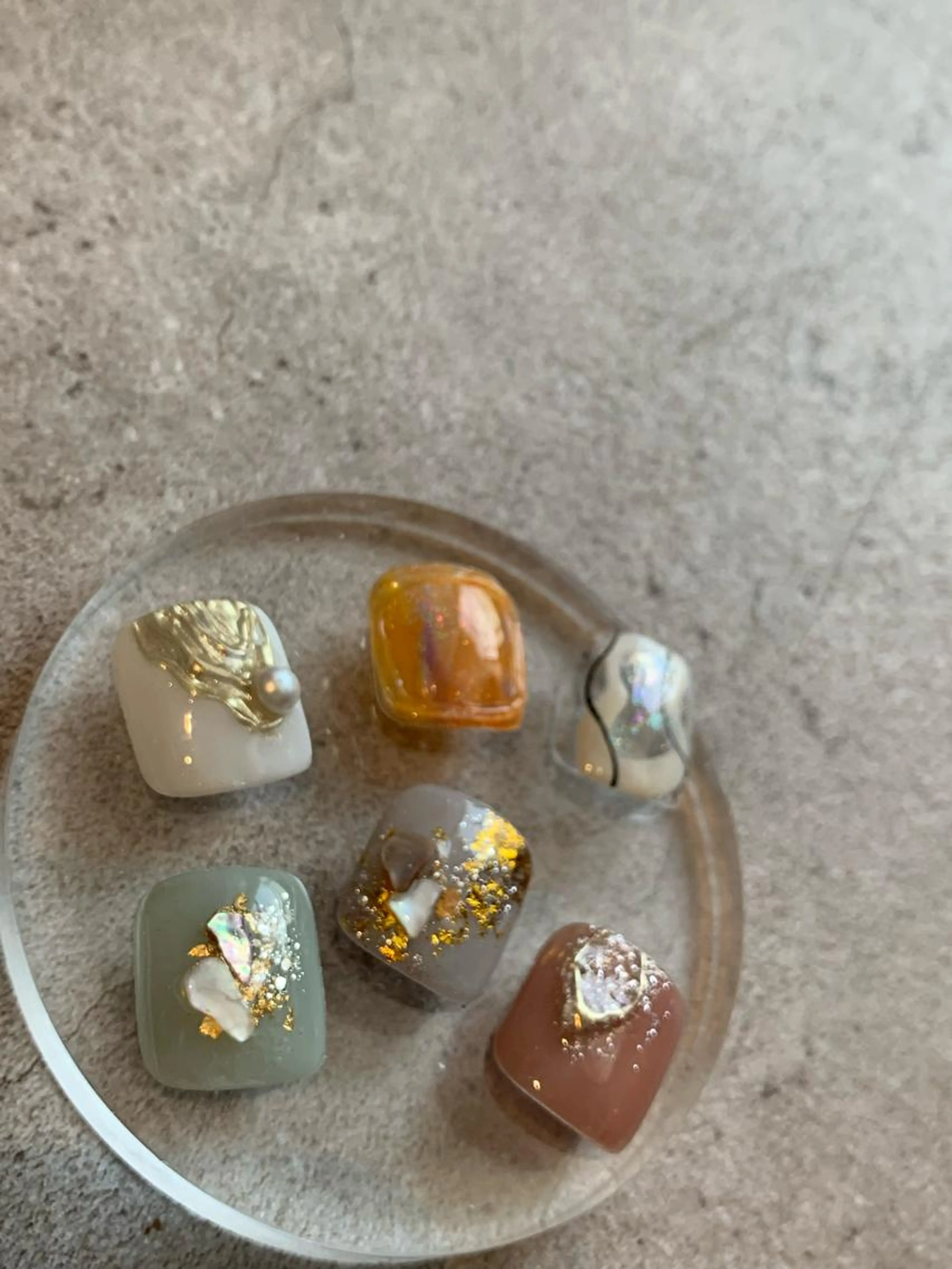 【 FOOT◆サンプルから選べる親指アート】新規オフ無料/パラジェル+1,100円の写真