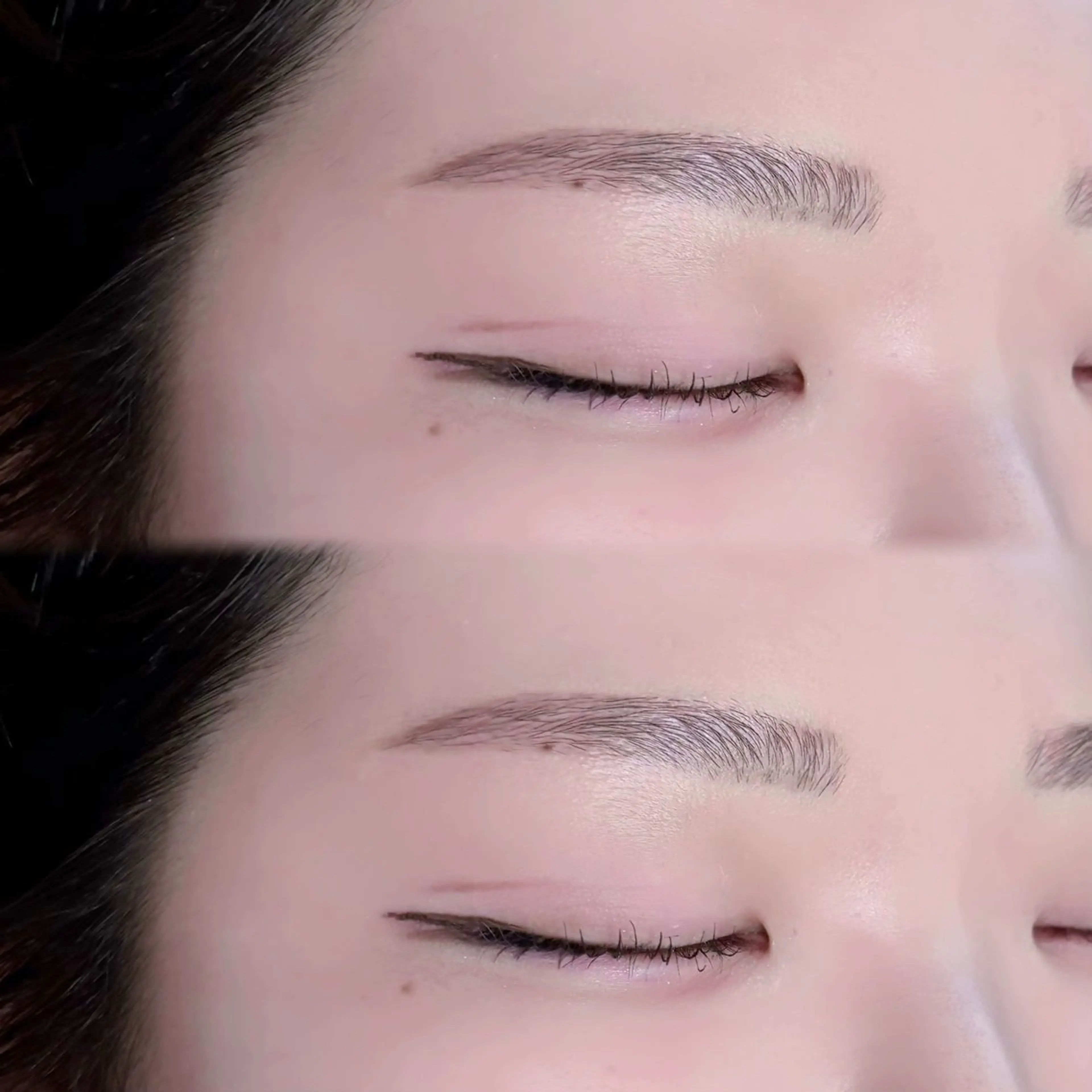 【女性の方👧🏻】アイブロウスタイリング✨️仕上げメイク、間引き込ʚ🫧ɞ🎀☆*:.。.の写真