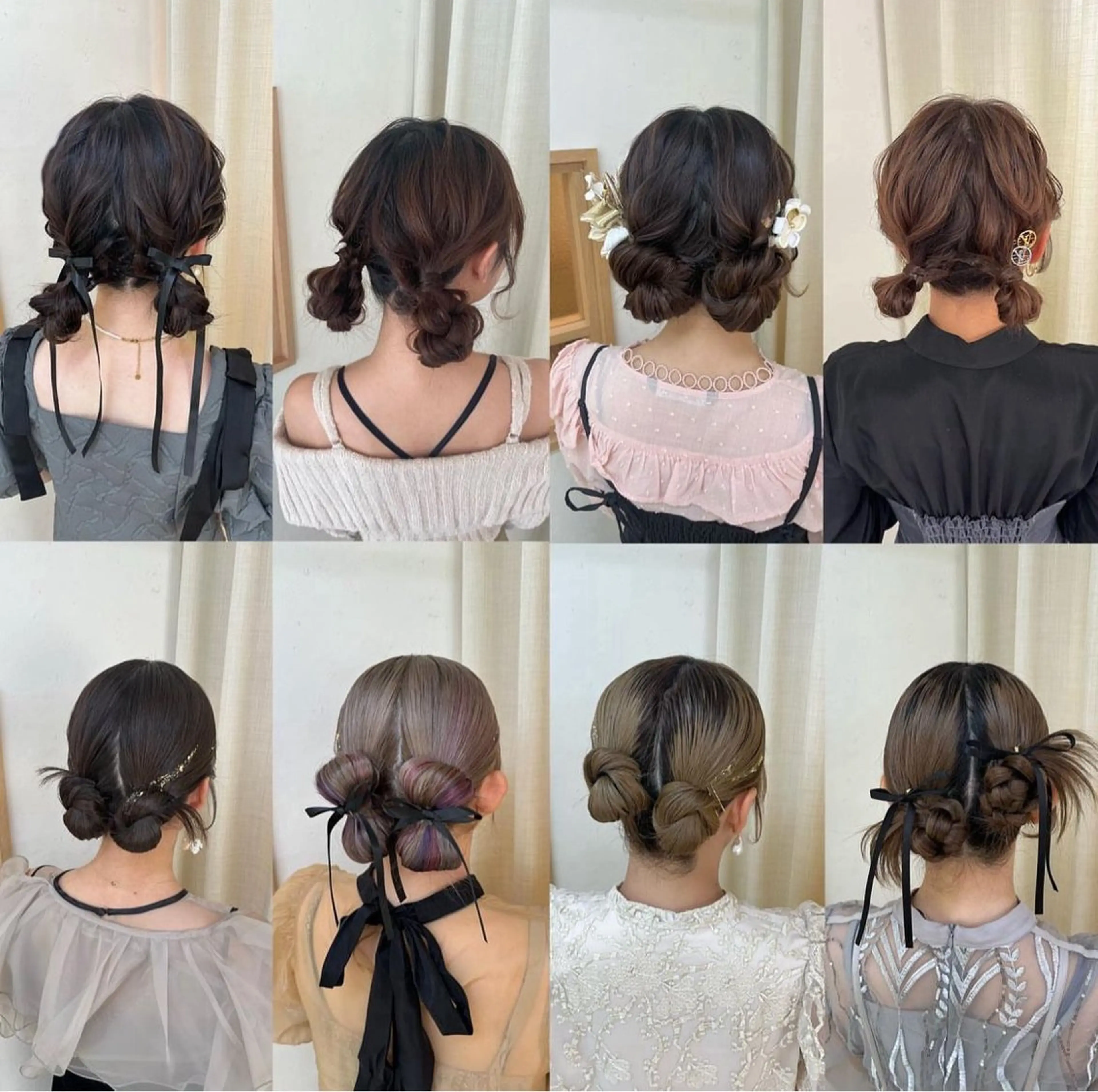 ヘアアレンジ お団子ヘア ツインテール ヘアセット 参列・イベントヘア♡ ゆいなのヘアスタイル