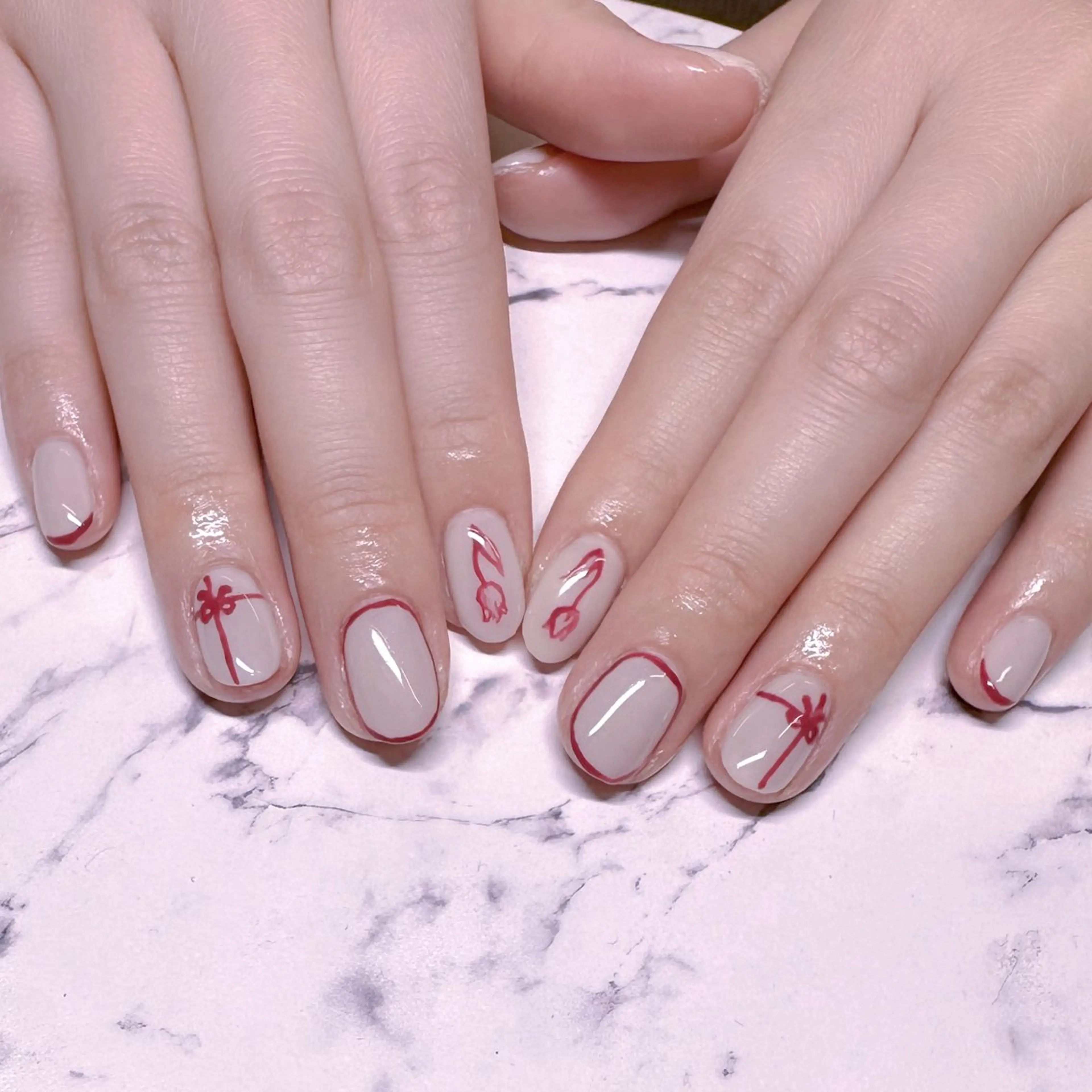 ネイル アートネイル I_p4ce 🍊あい🍊のネイルデザイン