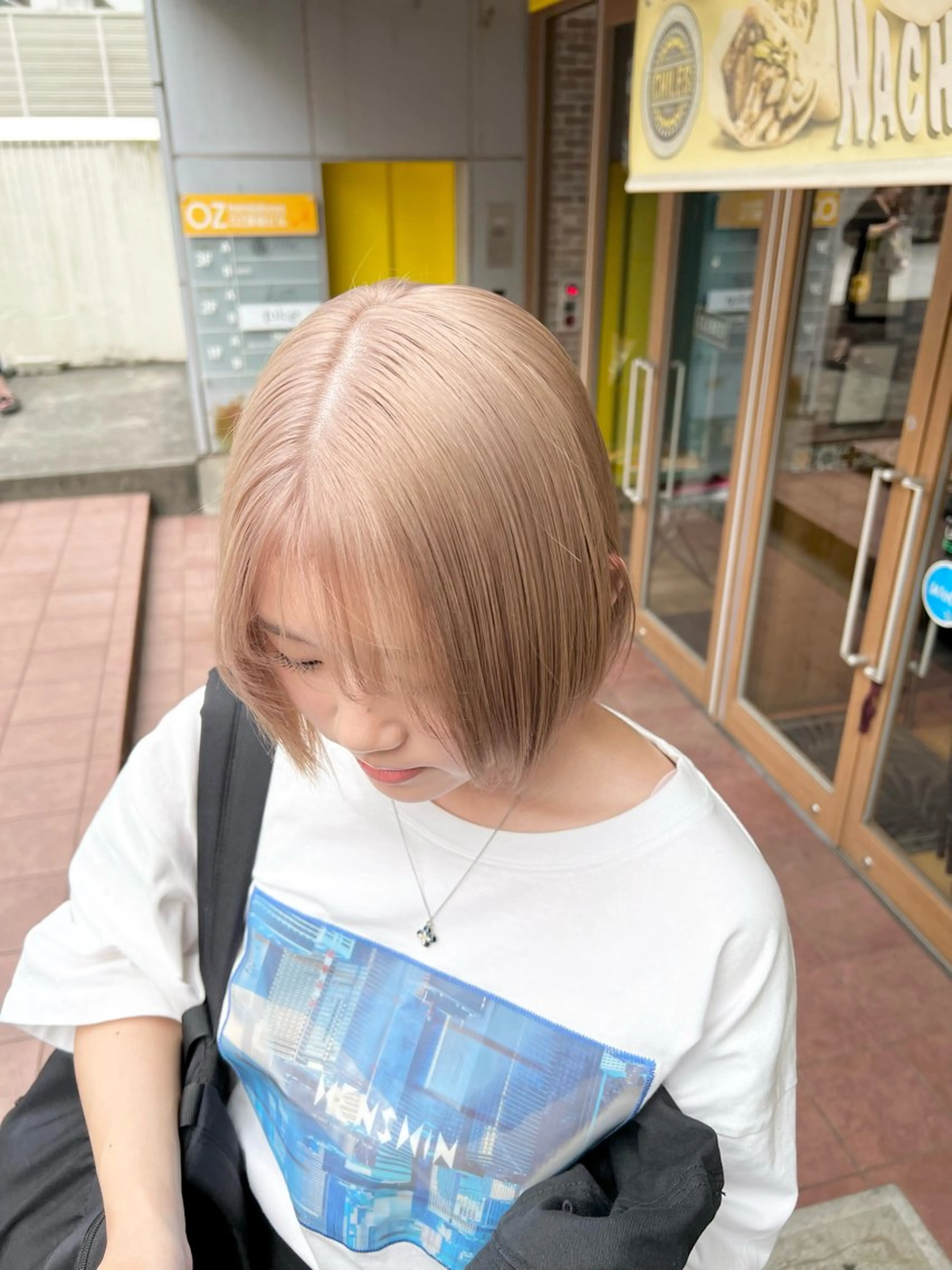 ミディアム カラー カット ヘアカラー トリートメント ヘアセット 🫧艶ダブルカラー ブリーチ🫧トモヤのヘアスタイル