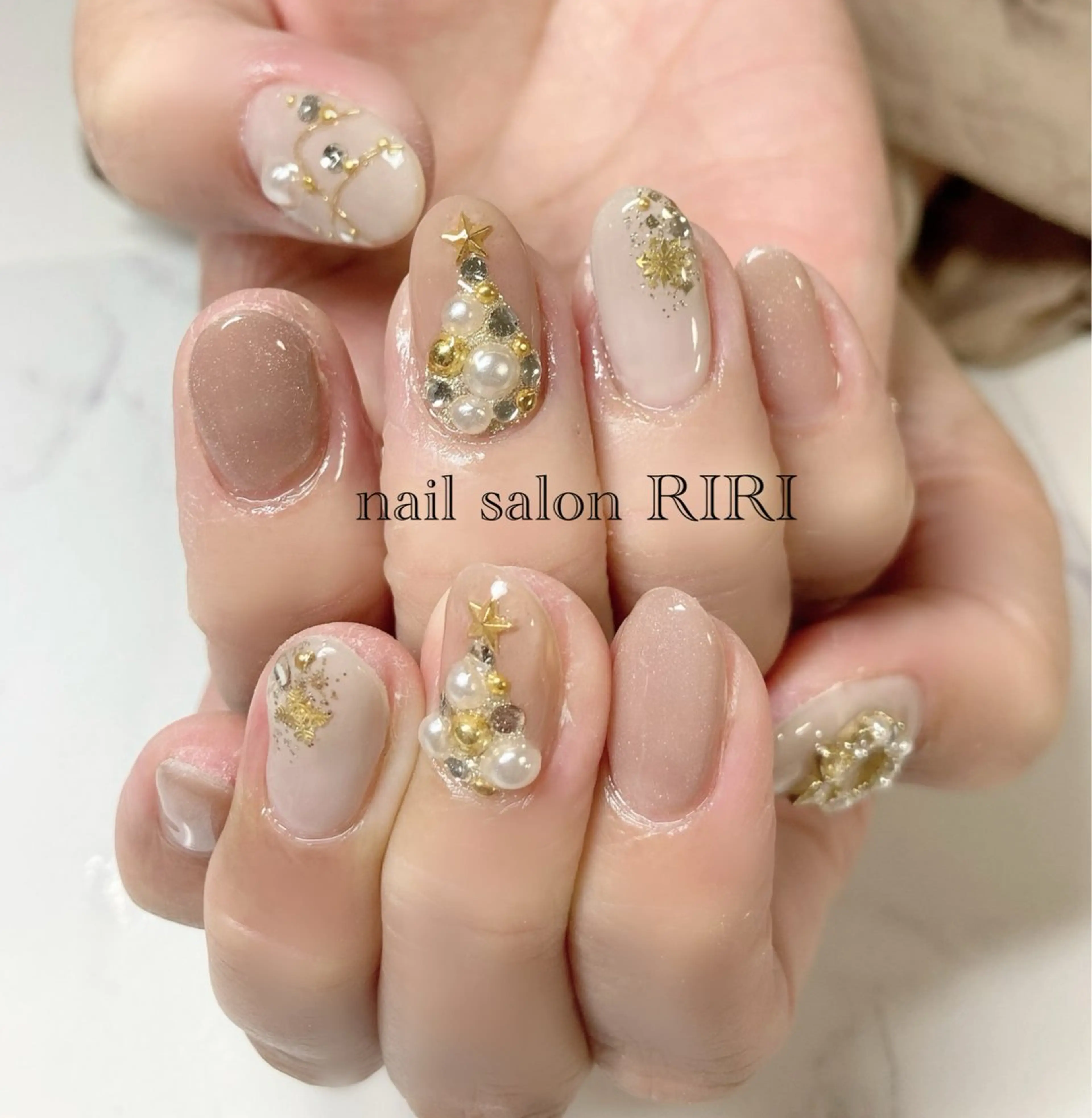 ネイル 冬ネイル クリスマス RIRI リリのネイルデザイン