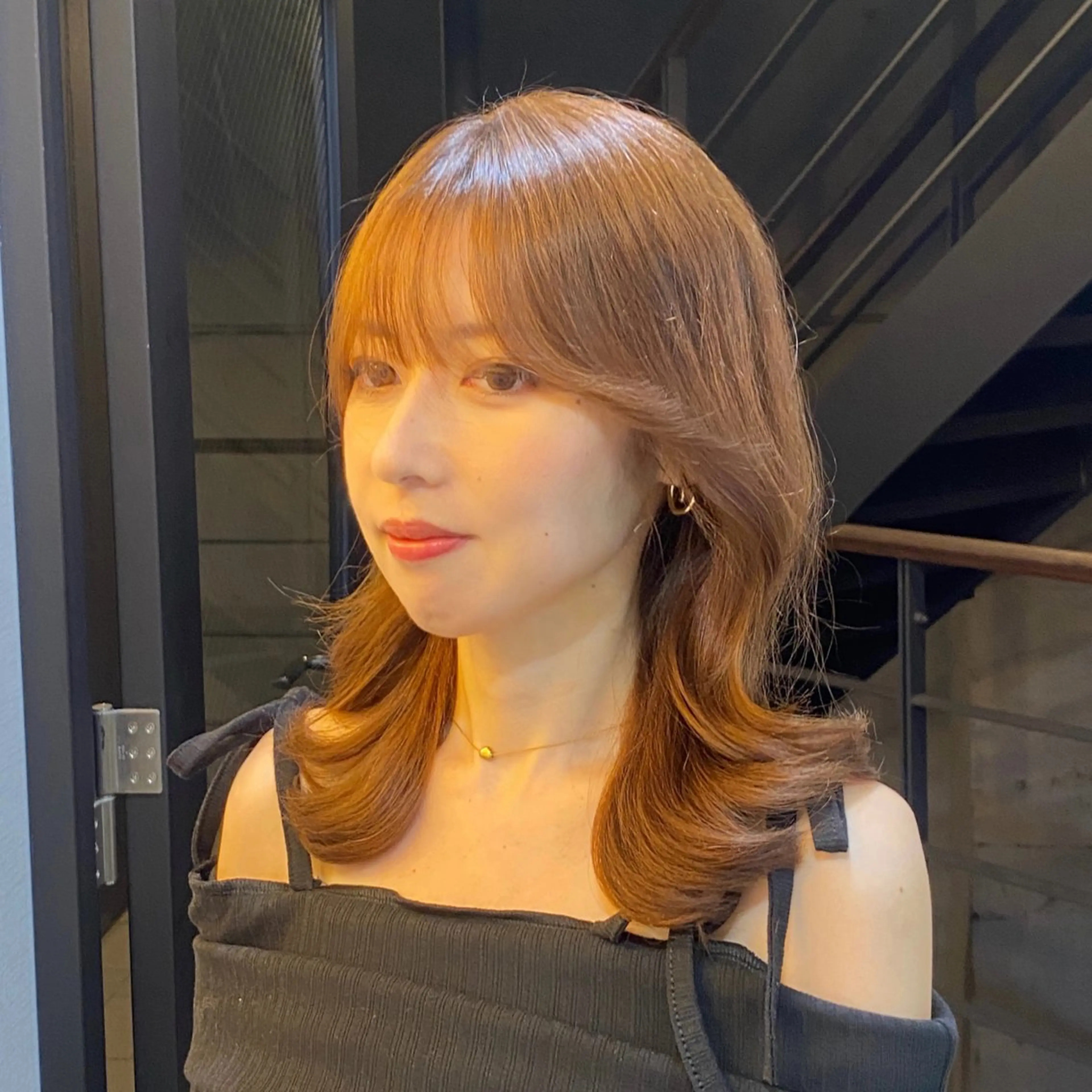 セミロング カラー パーマ gunhee Tokyo所属・🇰🇷韓国ヘア /wooju🇰🇷のヘアスタイル