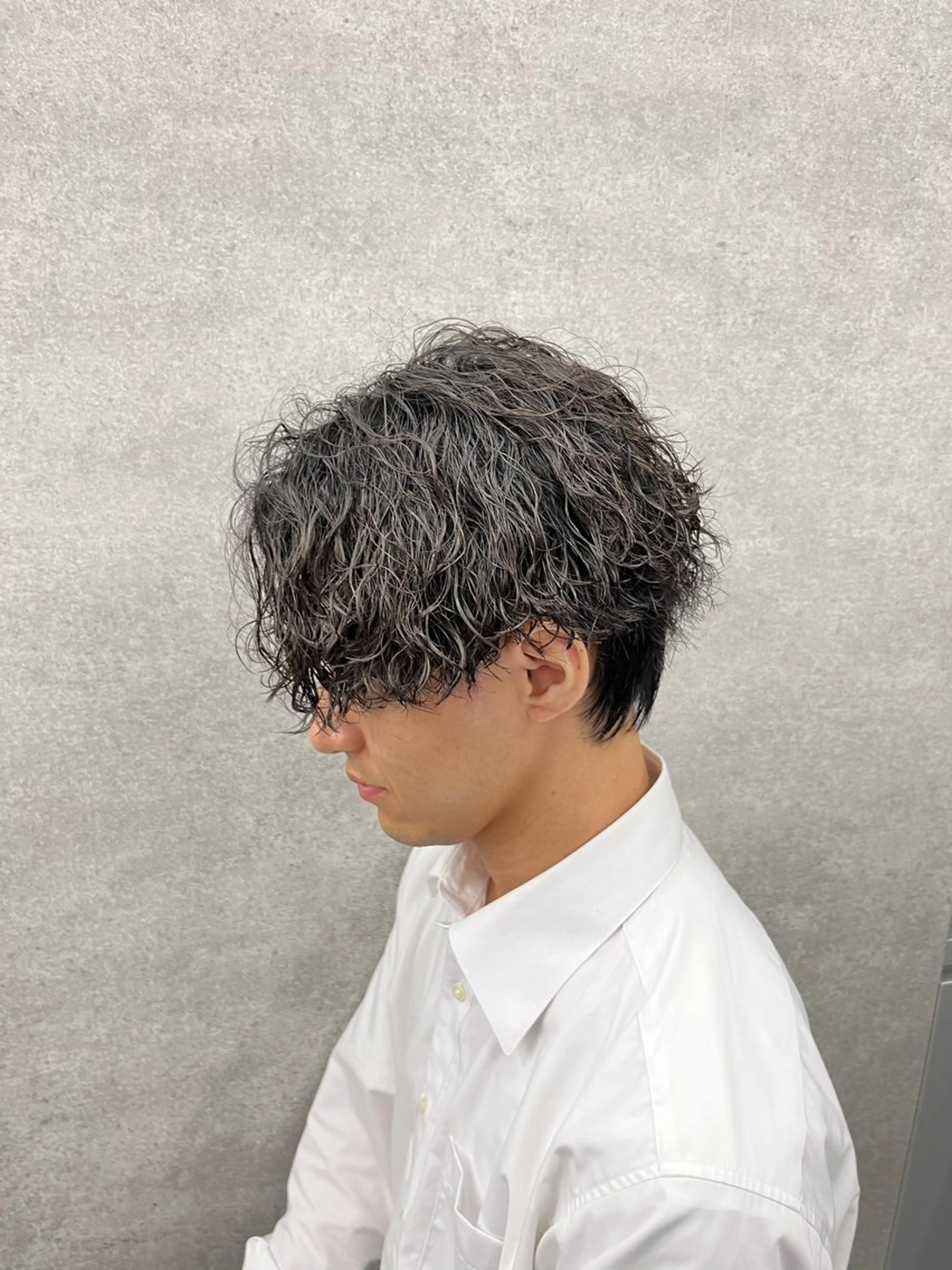 ショート カラー パーマ メンズ キッズ カット パーマ トリートメント ヘアセット 🔥パーマ特化🔥 優馬のヘアスタイル