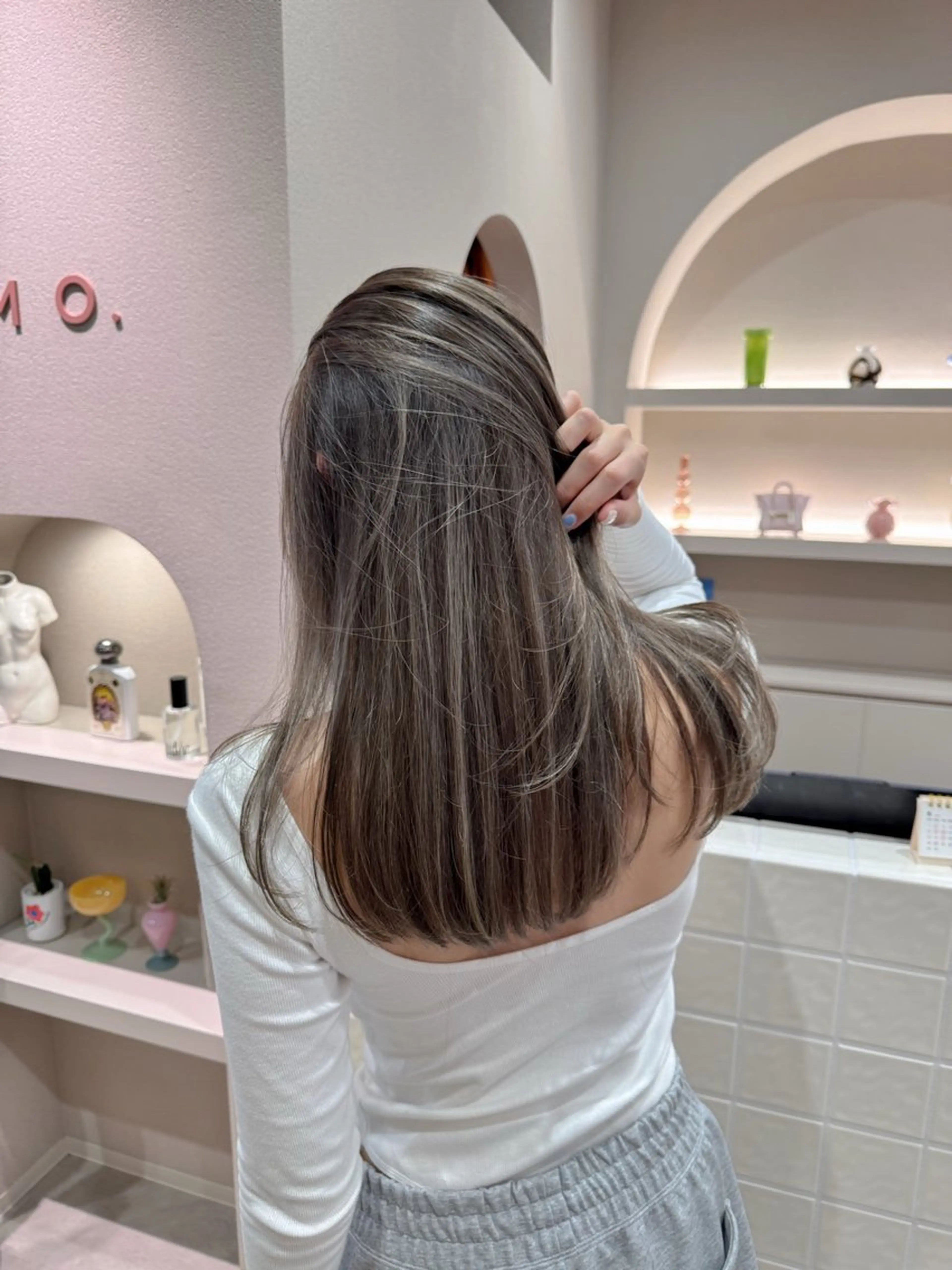 ロング ハイライト 髪質改善/縮毛/ボブ CHIHIROのヘアスタイル