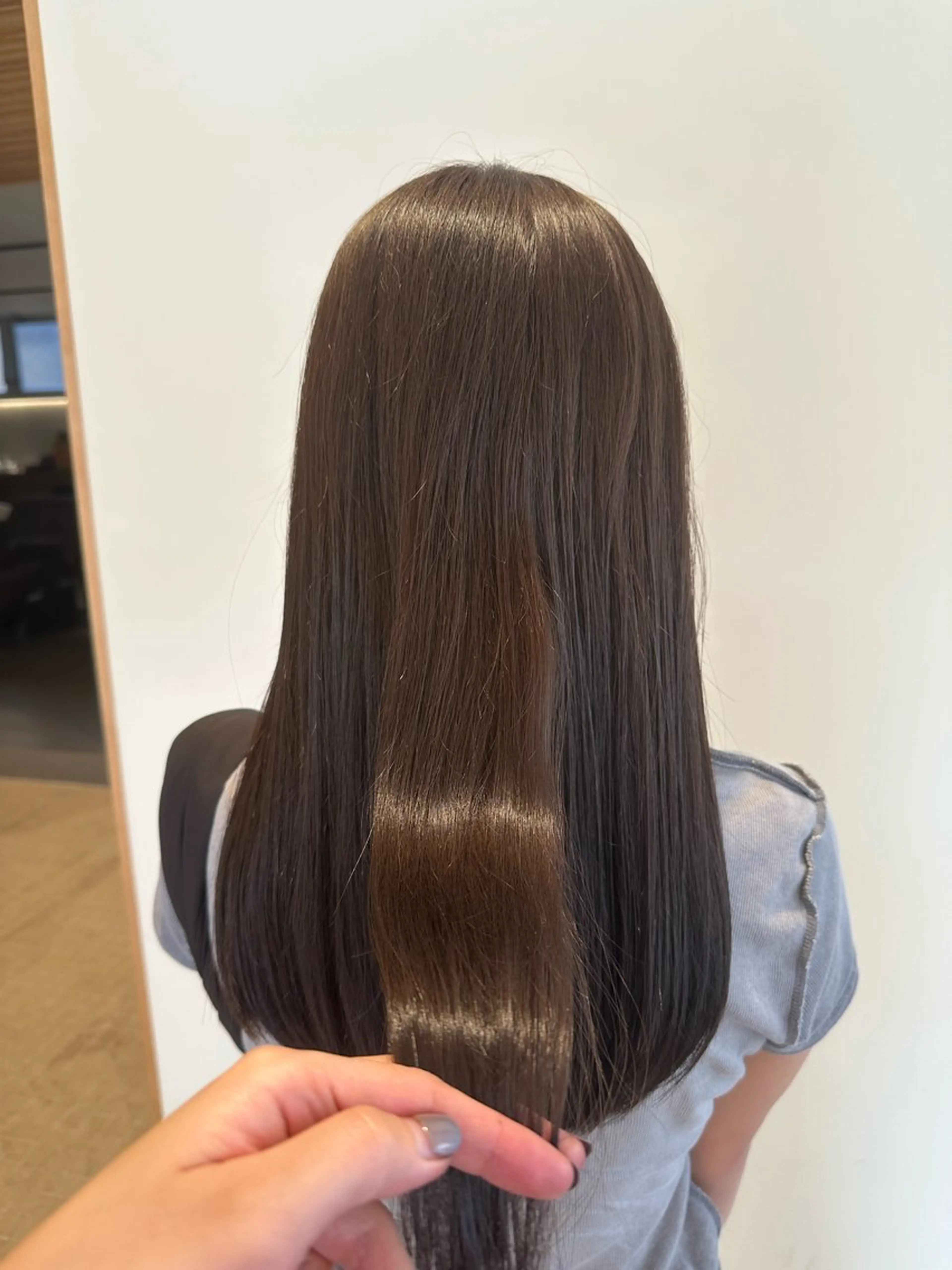 ロング カラー ヘアカラー トリートメント いまじゅく あおいのヘアスタイル