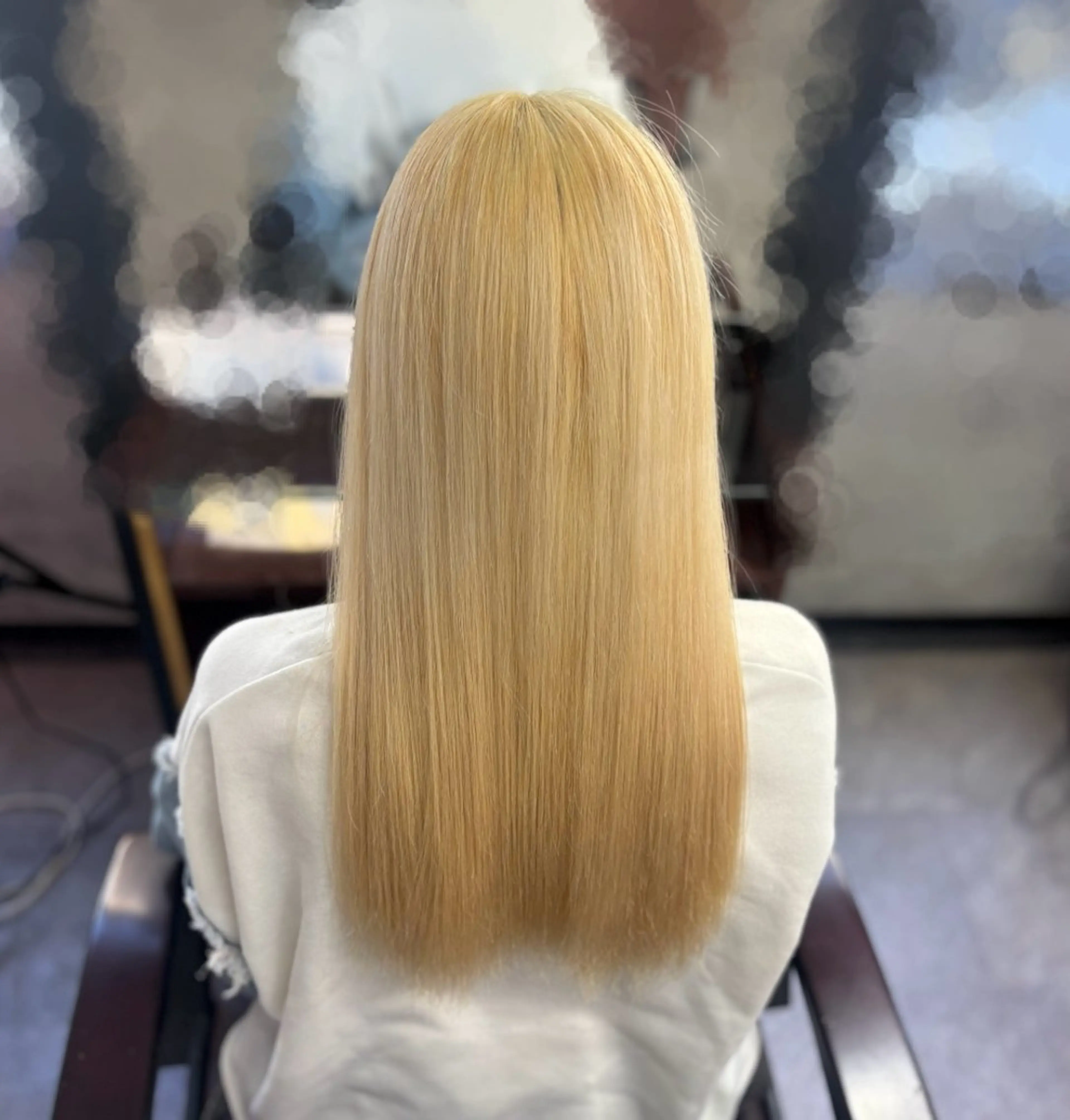 カラー ダブルカラー ヘアカラー 韓国ヘア✨エクステ/ しおりのヘアスタイル